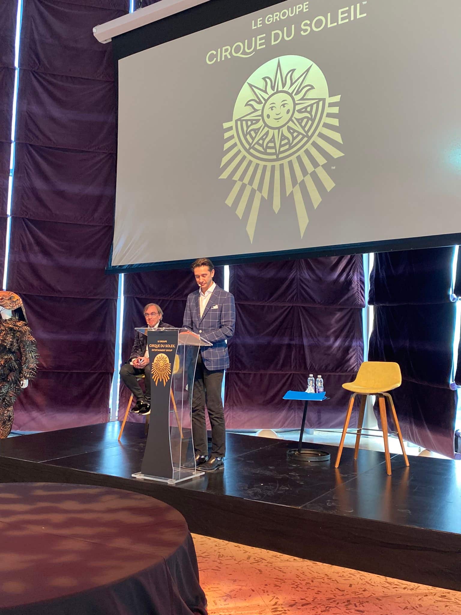 Changement de garde au Cirque du Soleil