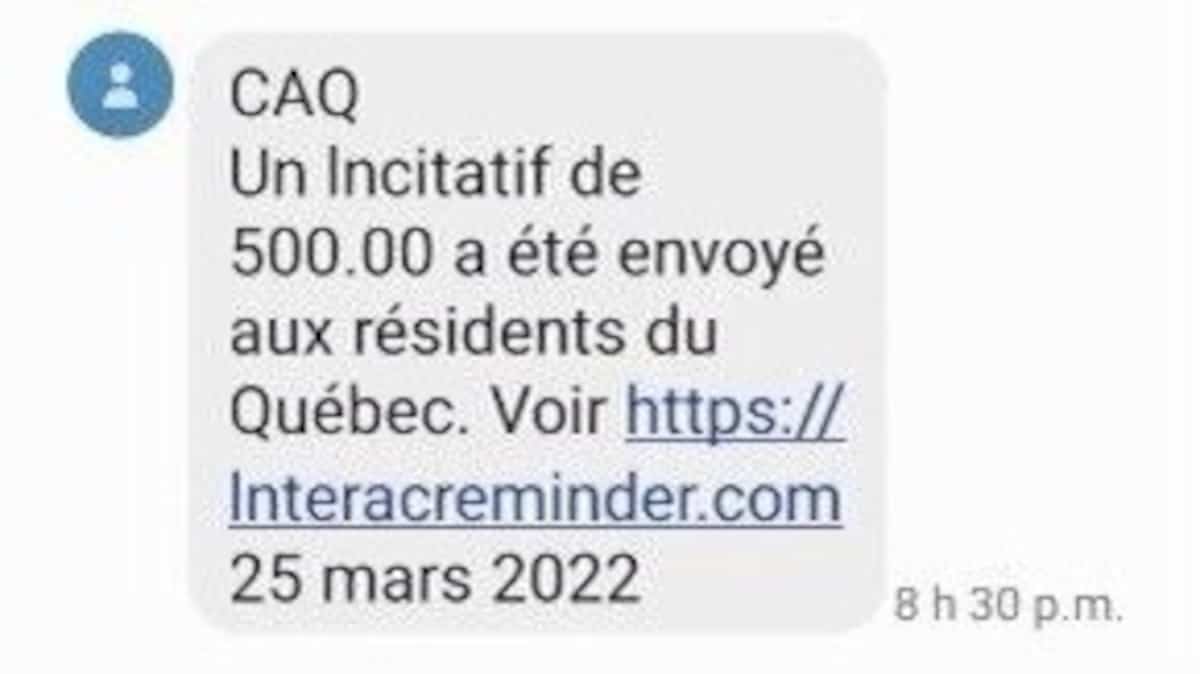 Crédit d’impôt de 500 $: déjà des arnaqueurs à l’œuvre