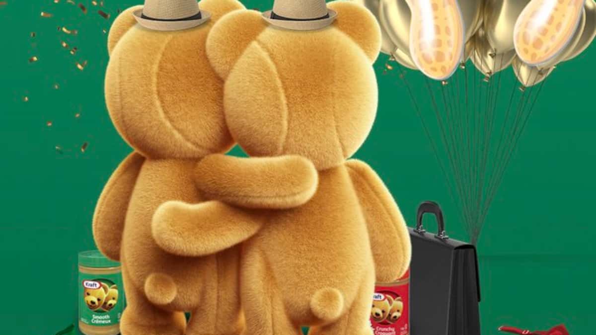 Le temps de la retraite pour les oursons Kraft