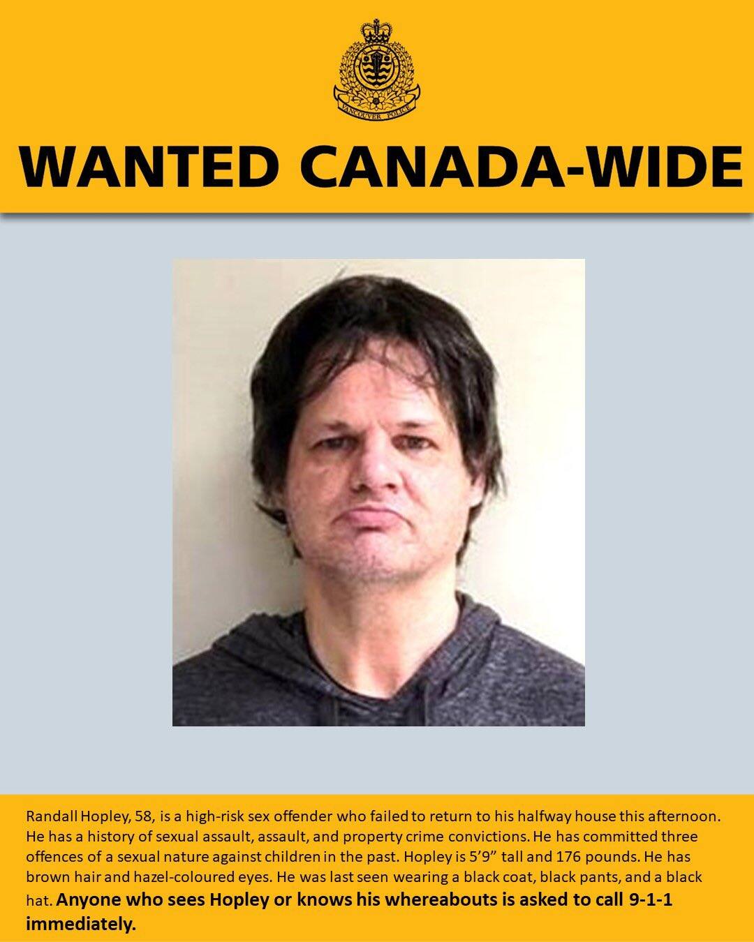 Un délinquant sexuel à haut risque recherché au Canada | JDM