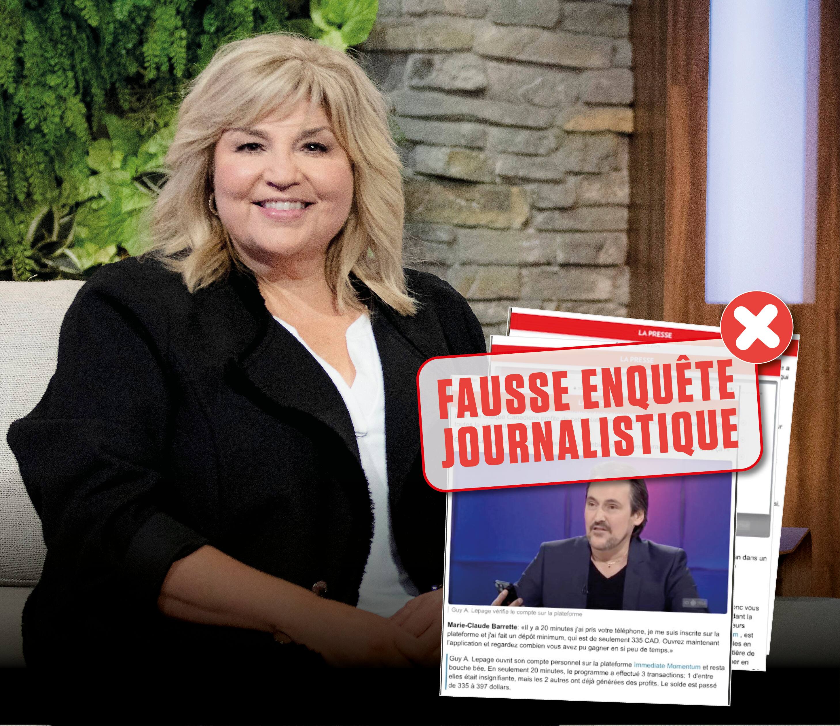 Identit&eacute; usurp&eacute;e sur Facebook: Marie-Claude Barrette poursuit Meta