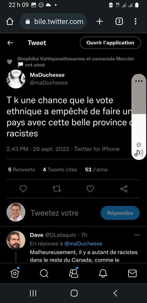 Quebec Solidaire's candidate is Shophika Vaityanathasharma