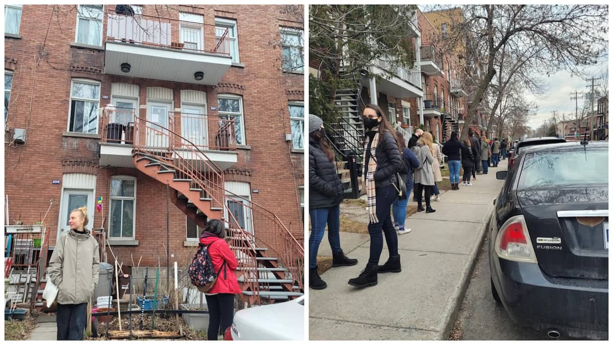 Crise Du Logement Une File D Attente Interminable Pour Visiter Un 4 1 2 A Verdun 24 Heures