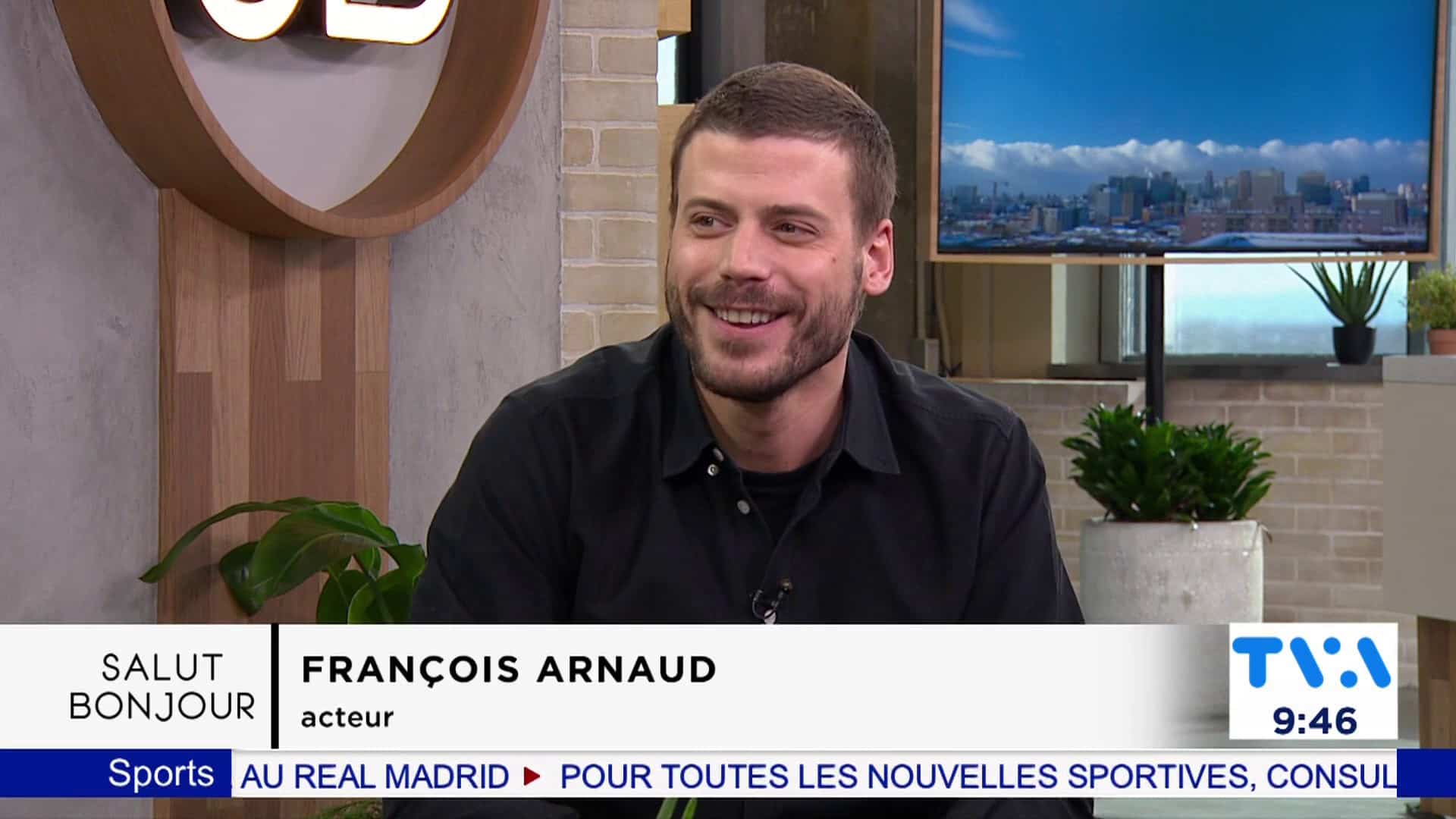 On a le bonheur d'avoir François Arnaud avec nous