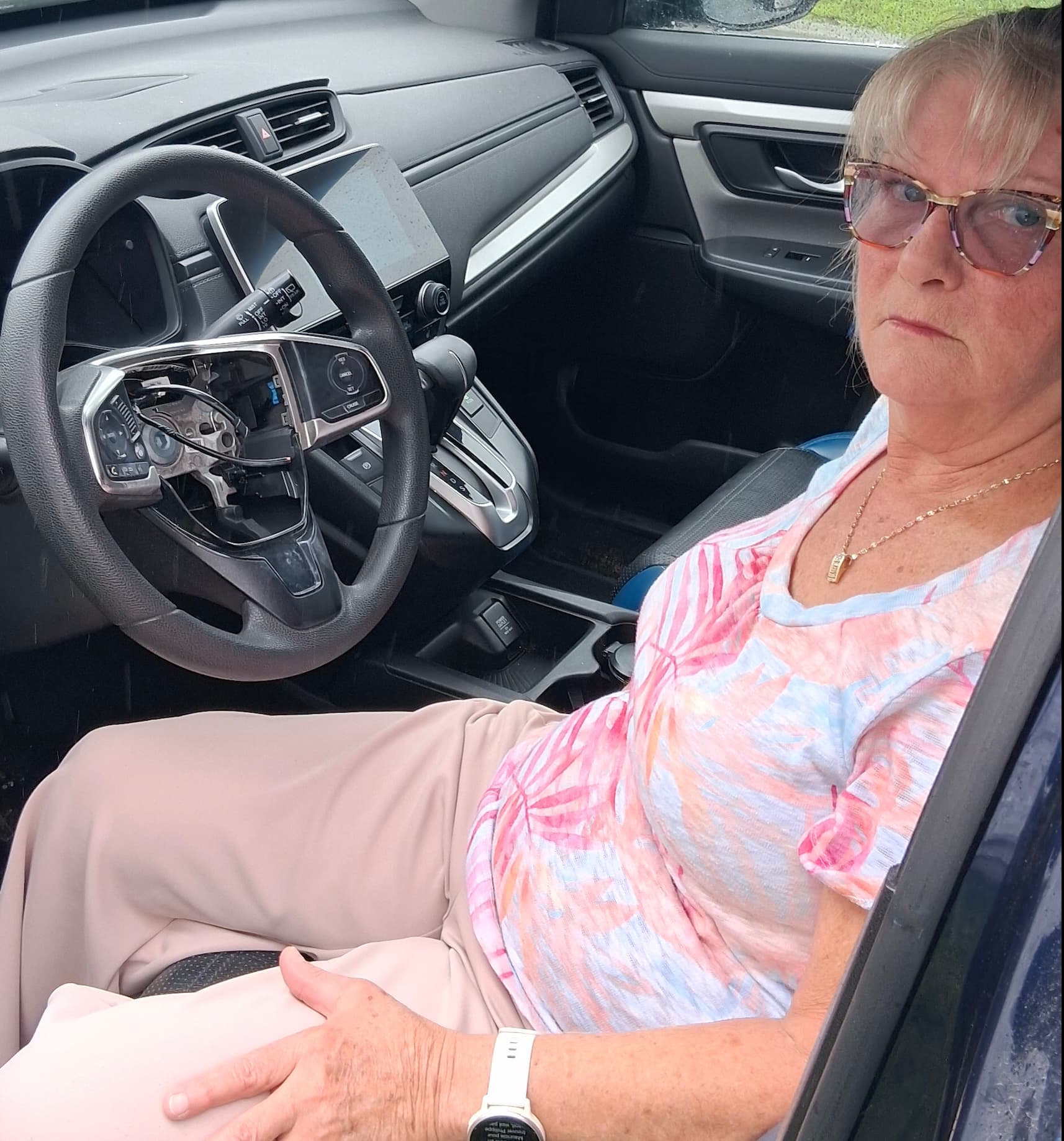 Privée de vacances après le vol du coussin gonflable de son CR-V