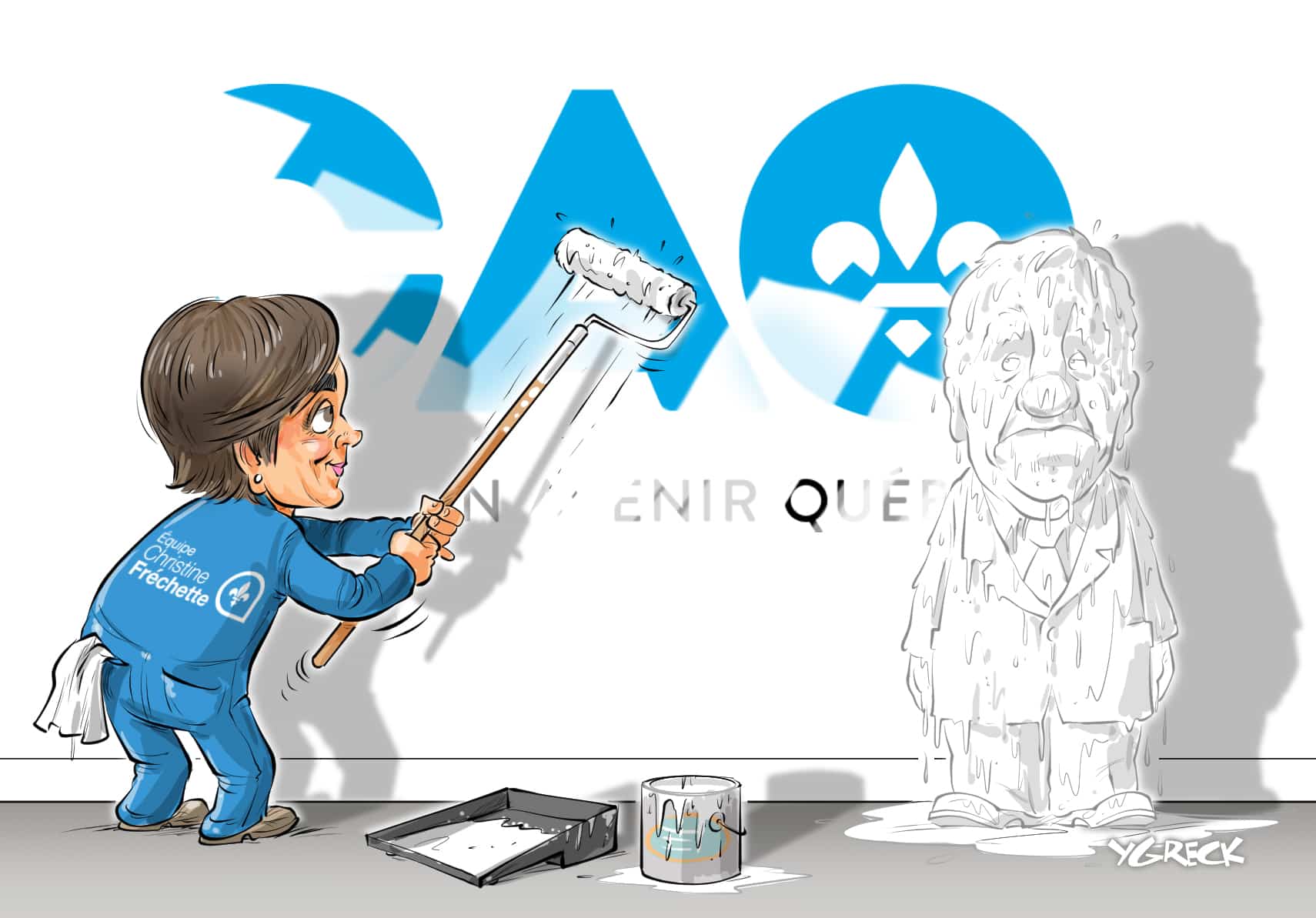 La caricature d’Ygreck