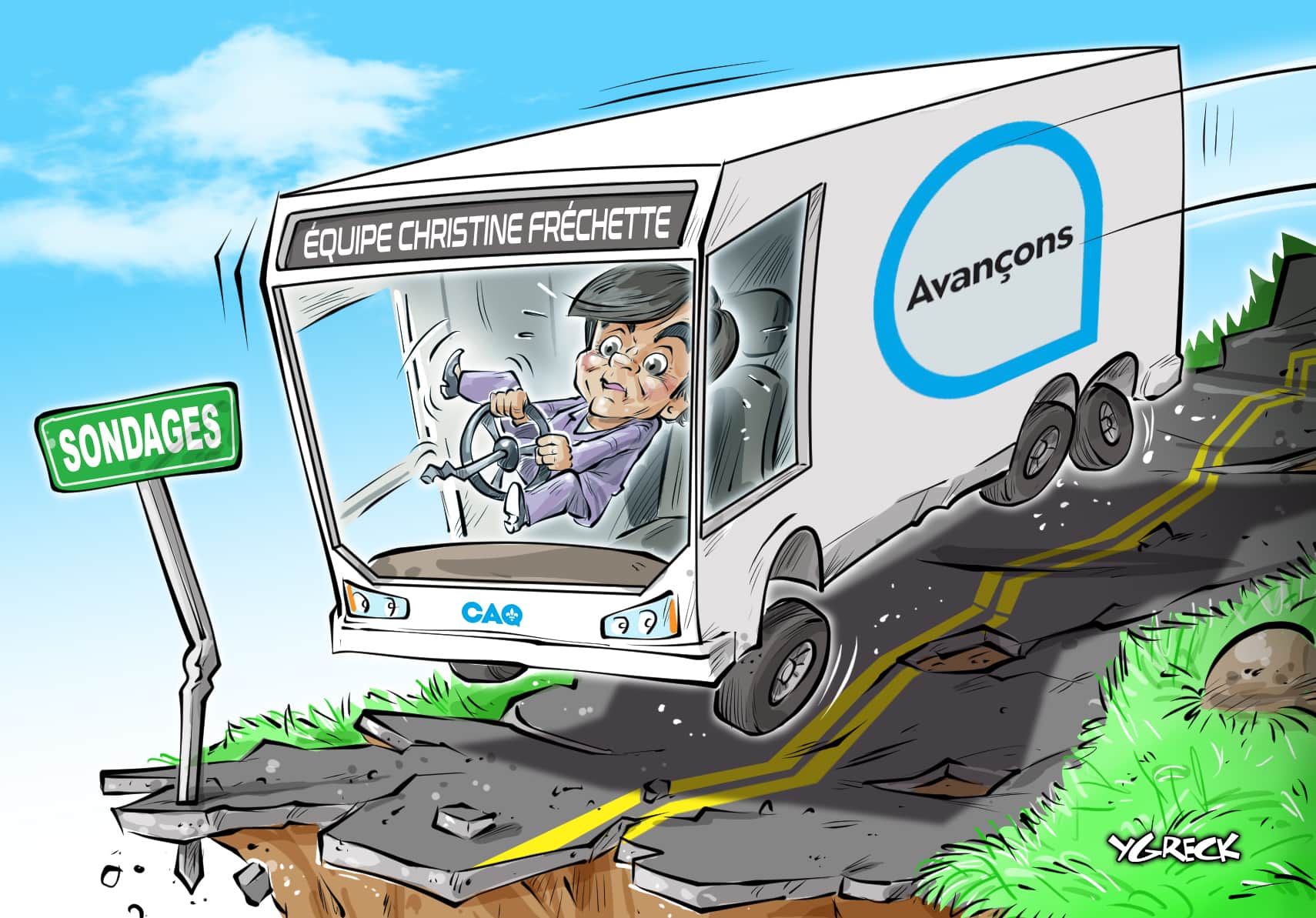 La caricature d’Ygreck