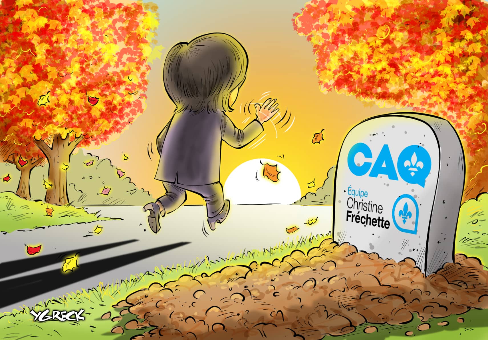 La caricature d’Ygreck