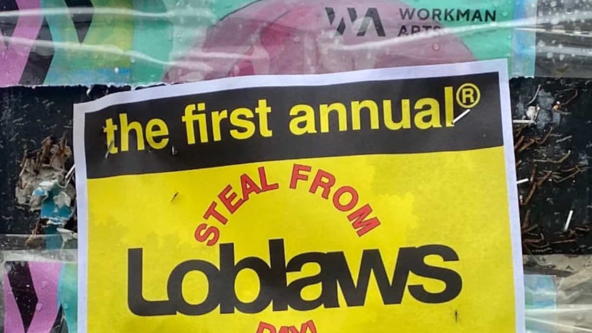 Une fausse invitation à voler chez Loblaws