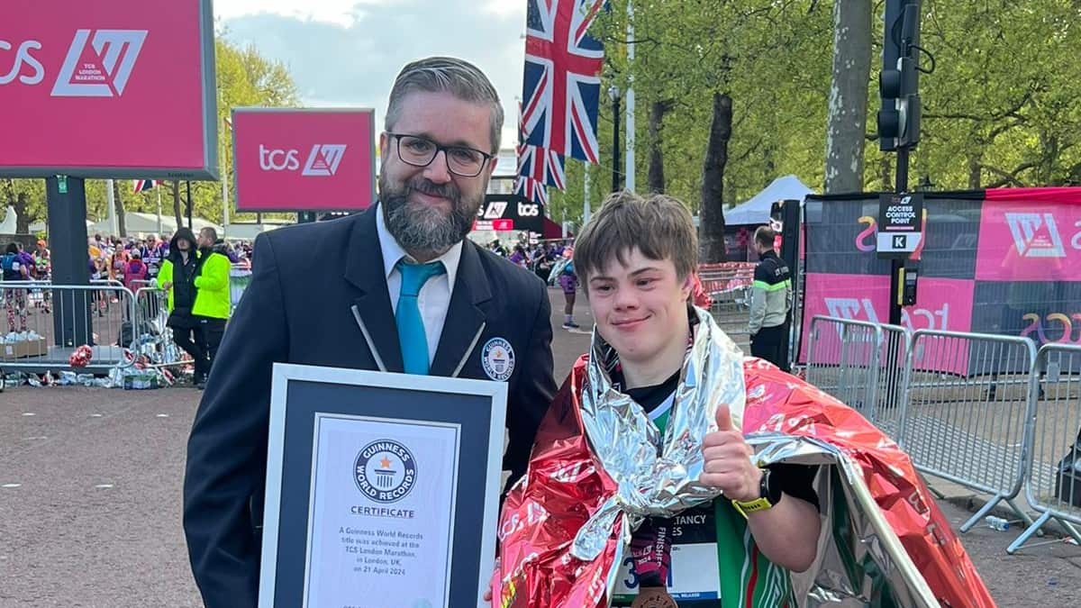 Syndrome de Down: un jeune marathonien bat un record mondial Guinness