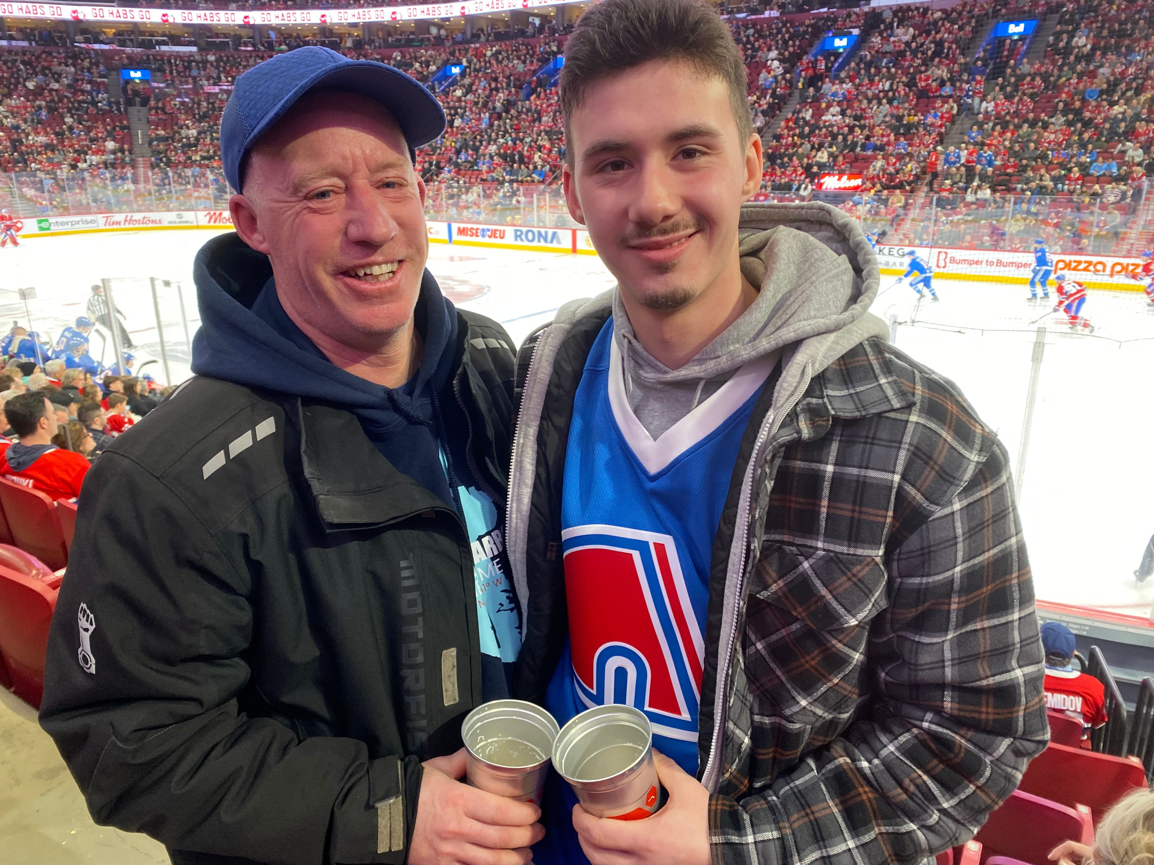 «Un voyage spécial avec mon fils dont je vais me souvenir pour le reste de ma vie.»