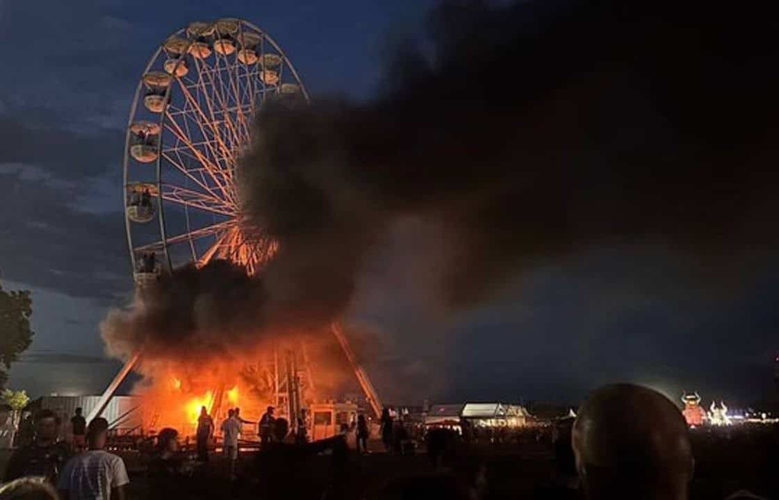 Allemagne: plus de vingt bless&eacute;s dans l'incendie d'une grande roue