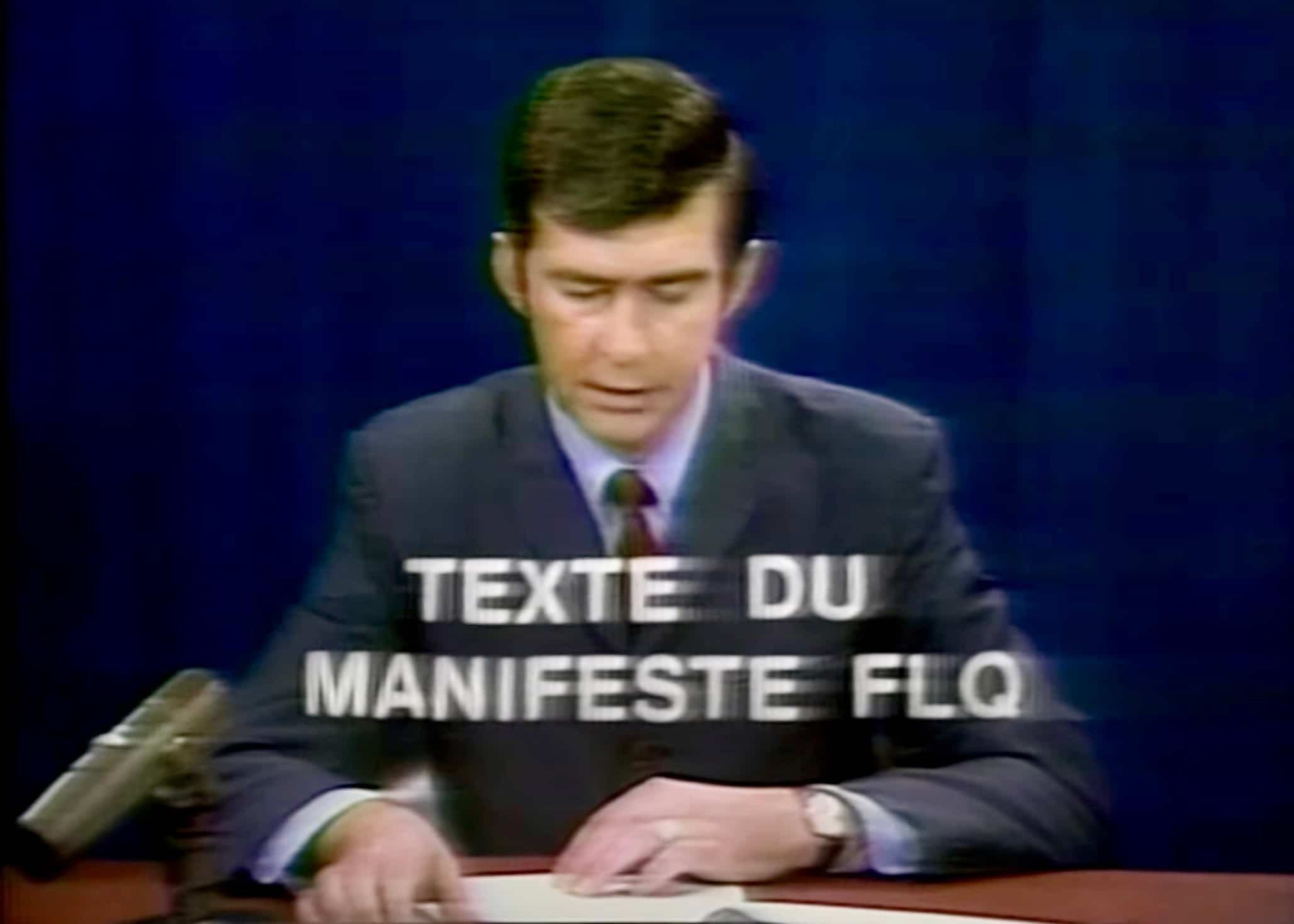 [VIDÉO] | 1970年10月にFLQマニフェストライブを読んだ広告主、ゲータンモントルイユの死
