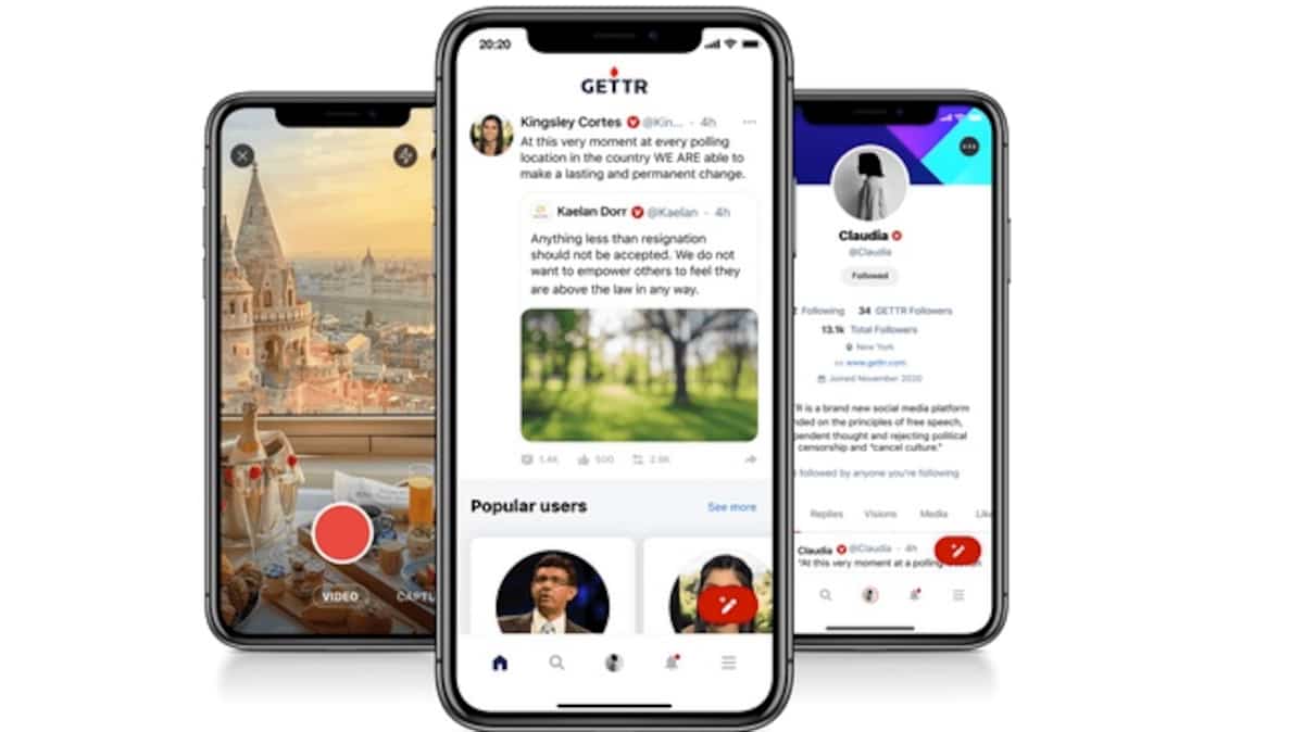 Gettr Interface GETTR ou comment un réseau social sans filtres ni modérateurs est ...