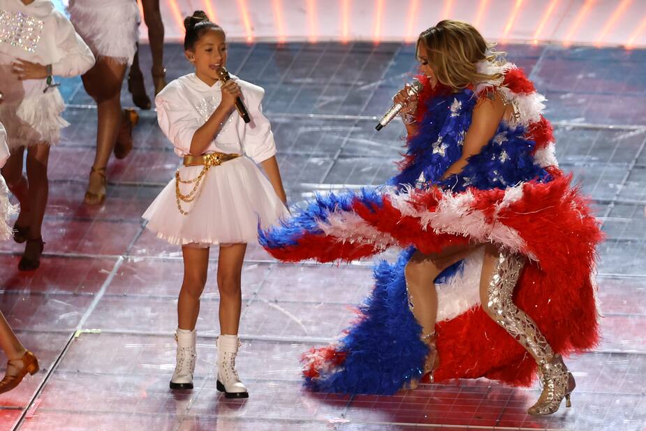 Image principale de l'article La fille de Jennifer Lopez a volé la vedette