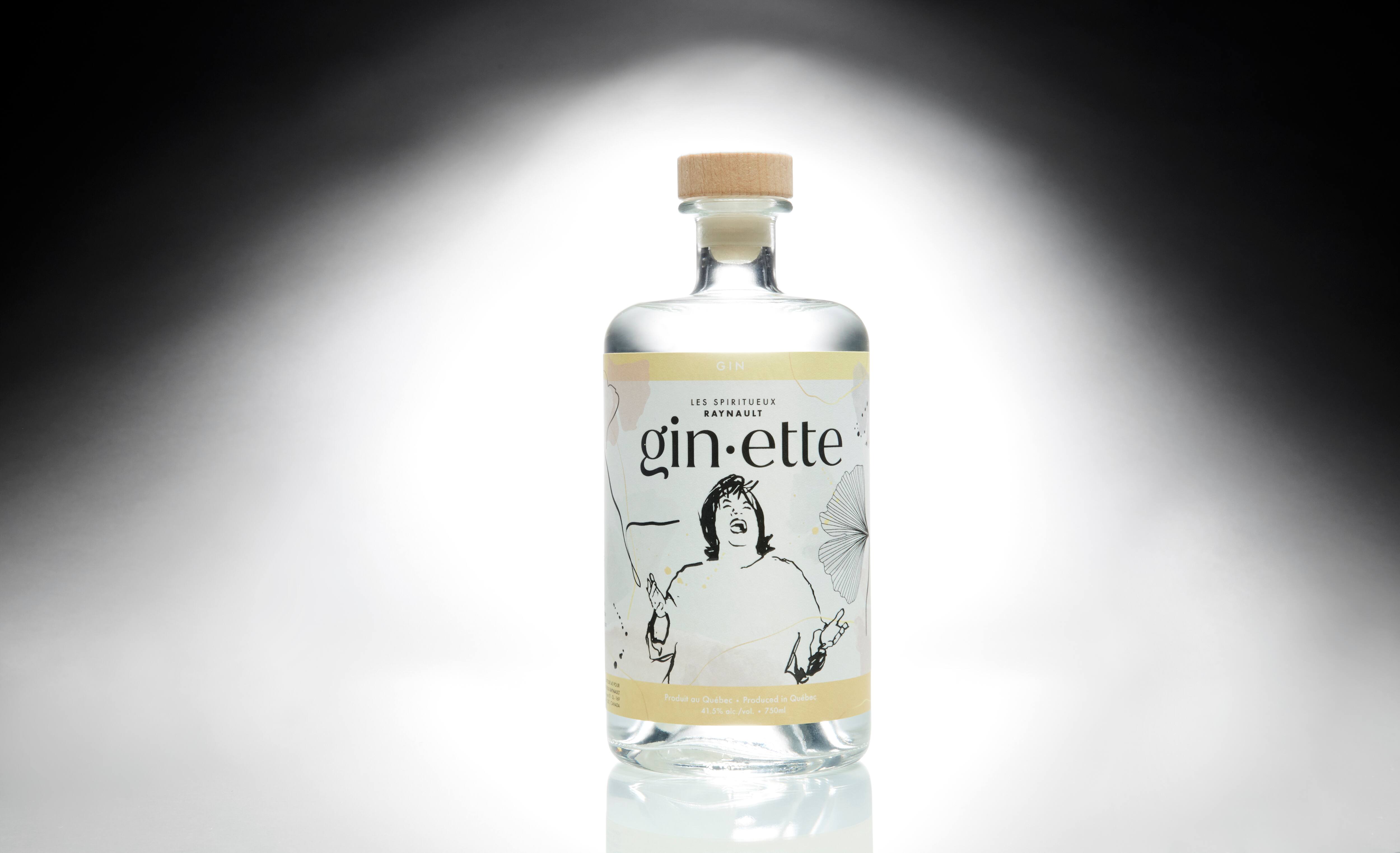 Le gin-ette : un gin &agrave; l&rsquo;effigie de Ginette Reno