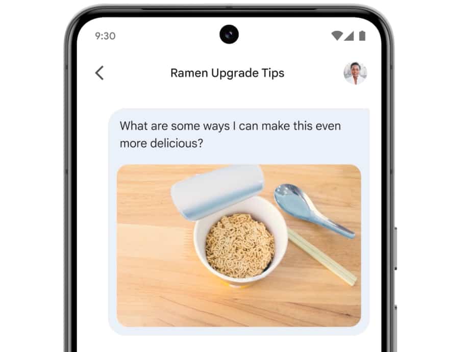 From the picture, ask Gemini how to improve the taste of your dish ------------