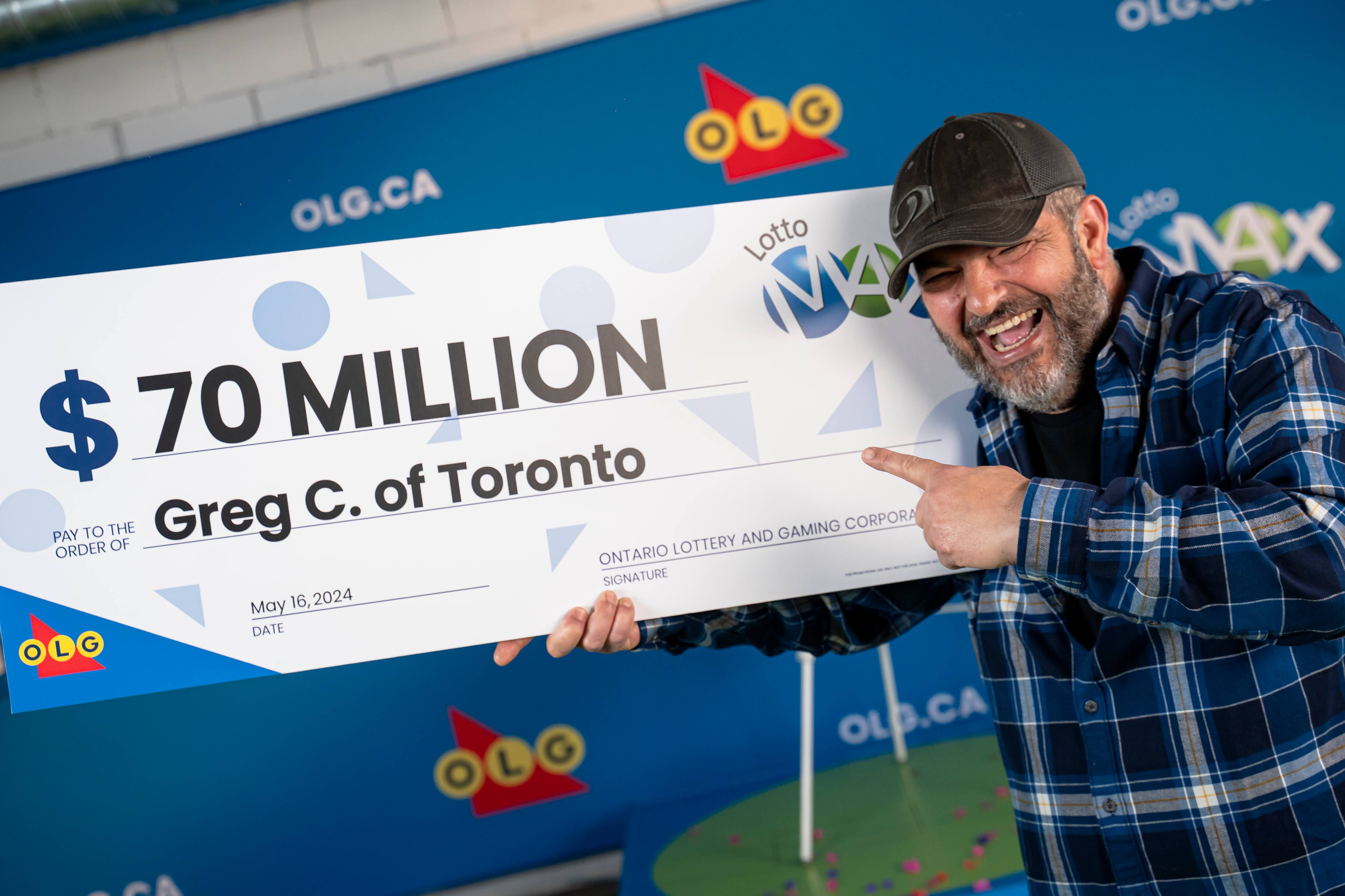 Lotto Max en Ontario: il veut s&rsquo;occuper de sa famille avec son gain de 70 M$