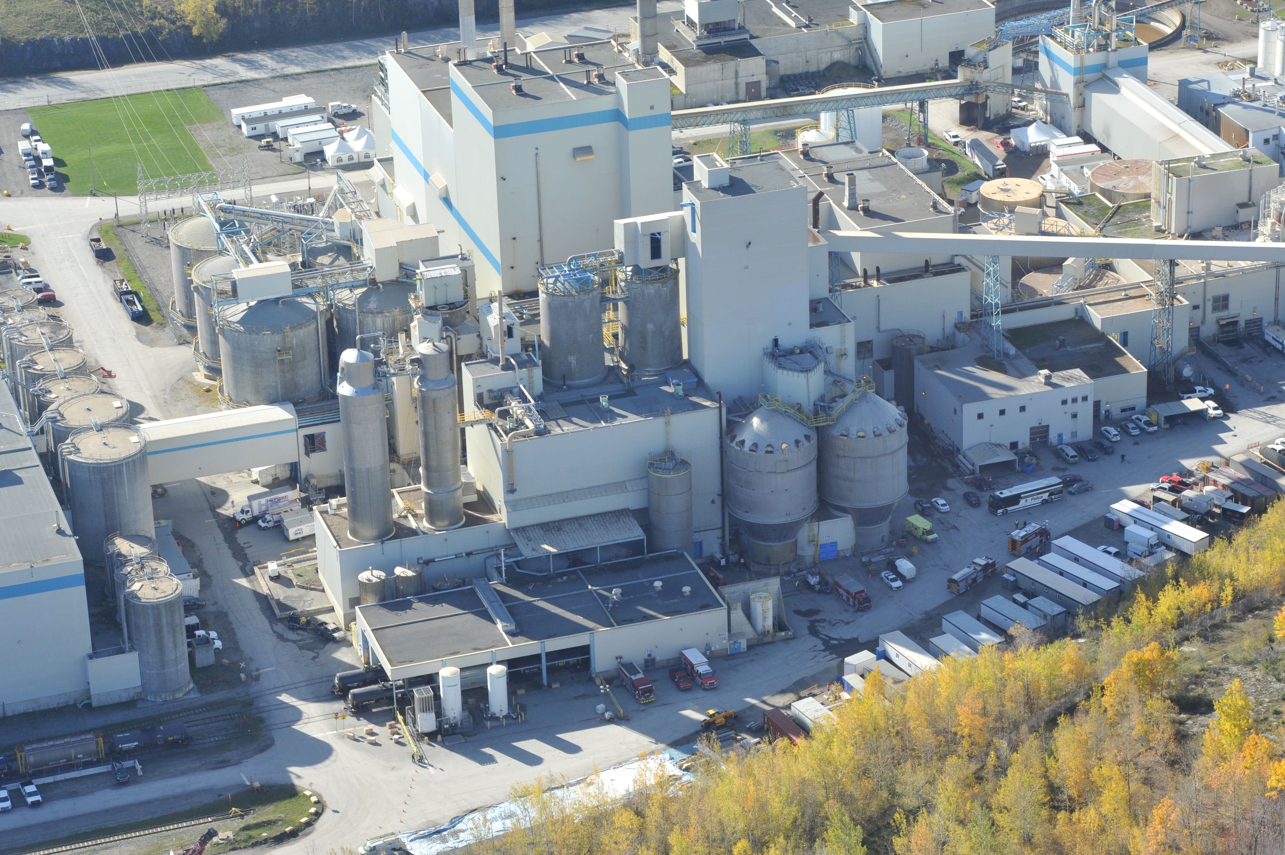 L’opération de sauvetage toujours en cours à l’usine Domtar TVA Nouvelles