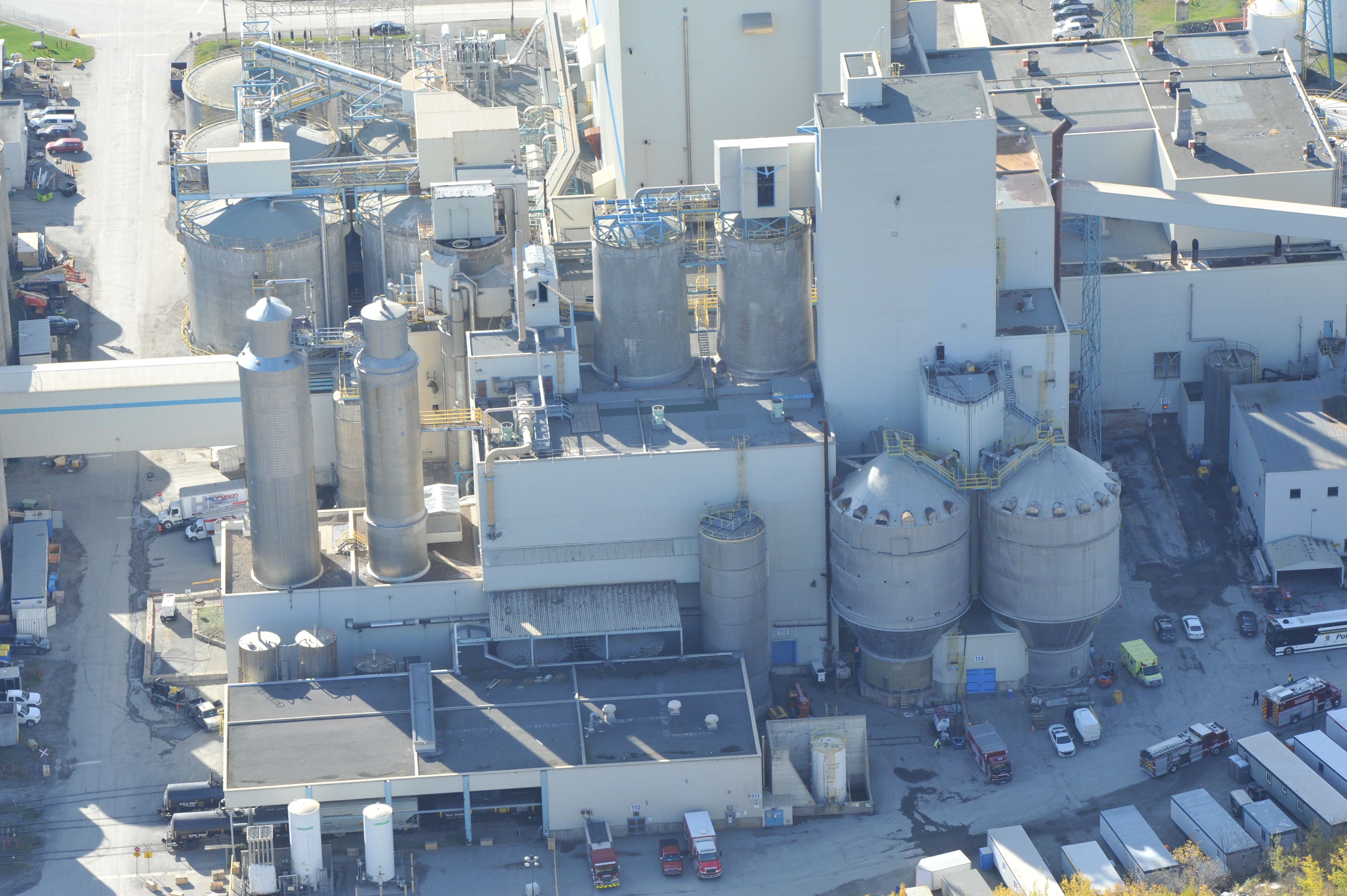 L’opération de sauvetage toujours en cours à l’usine Domtar TVA Nouvelles