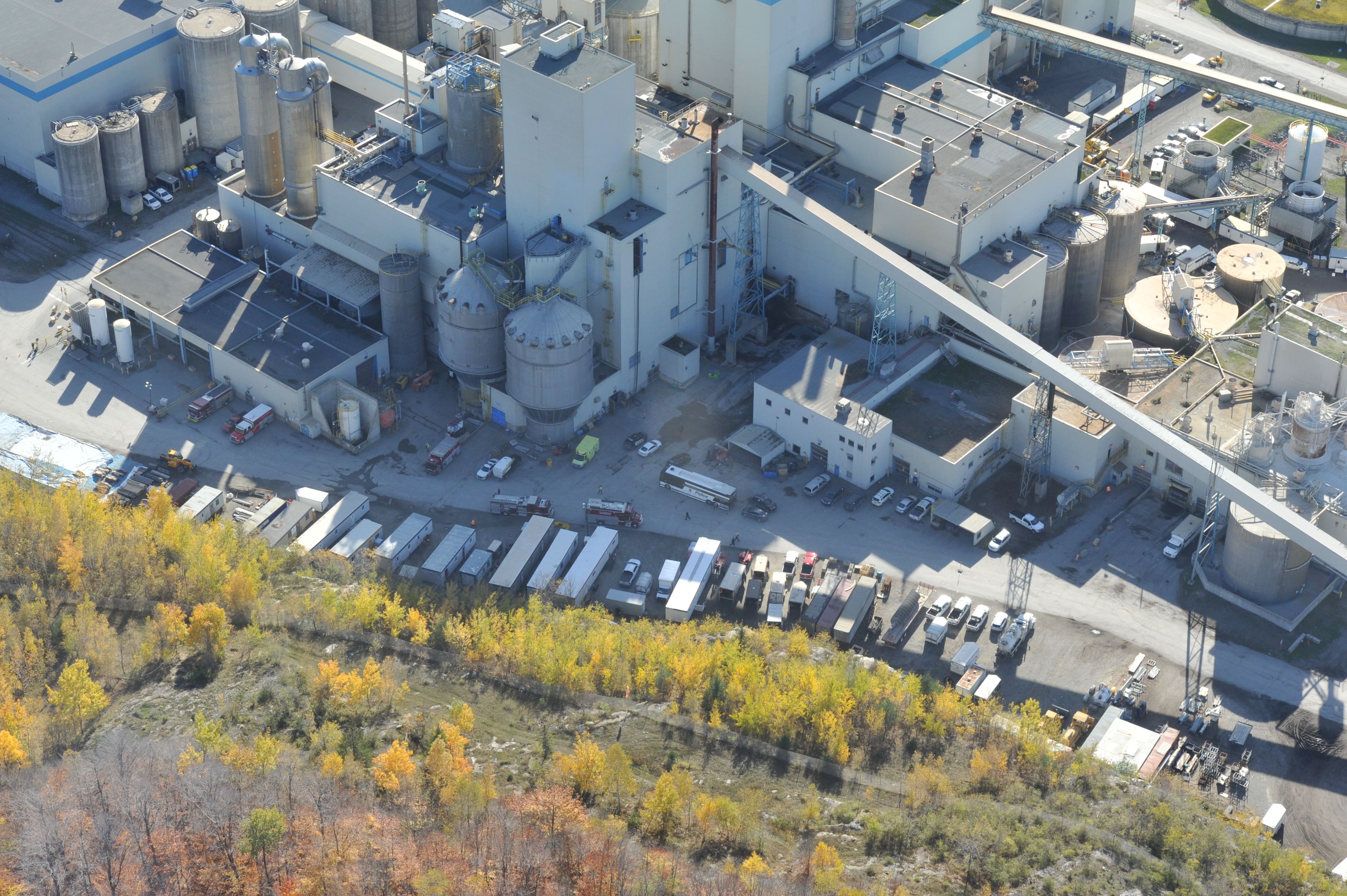 L’opération de sauvetage toujours en cours à l’usine Domtar TVA Nouvelles