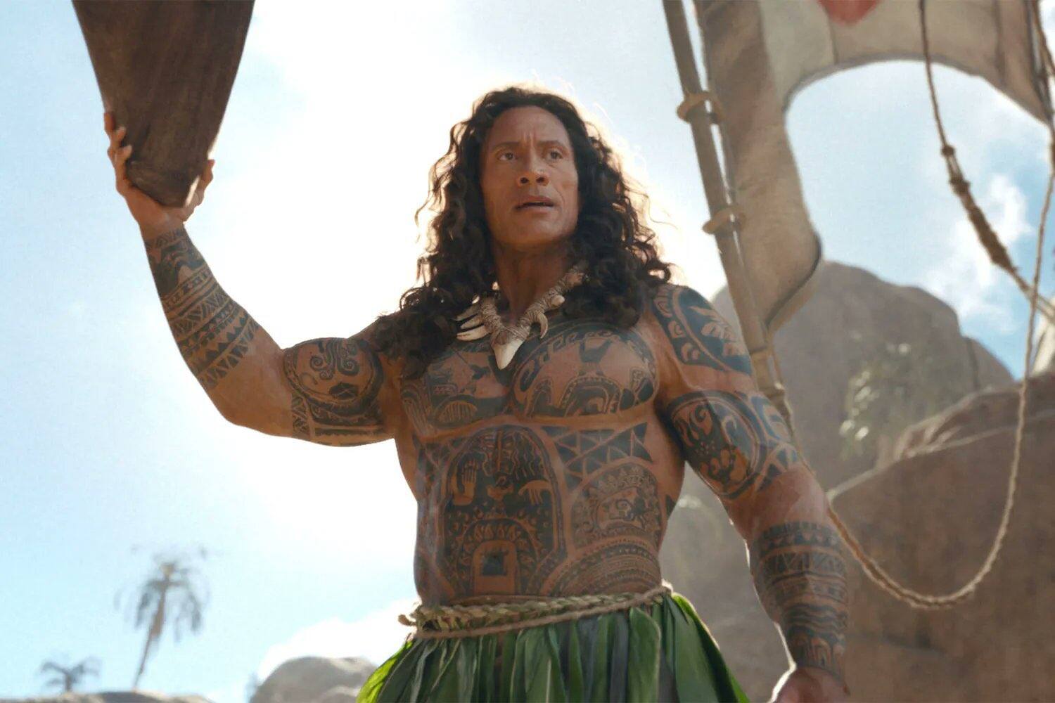 La perruque de Dwayne Johnson dans «Moana» moquée sur les réseaux sociaux