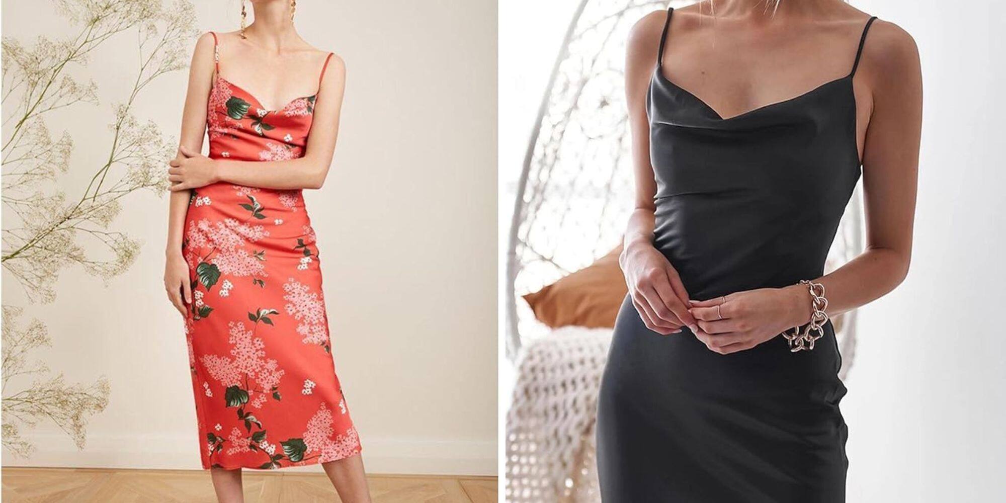 On craque pour cette robe en satin à moins de 35$ 