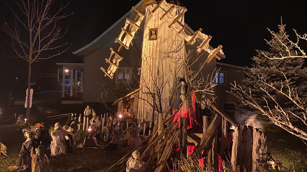 Un décor d'Halloween hors de l'ordinaire à Saint-Paul-de-Montmigny