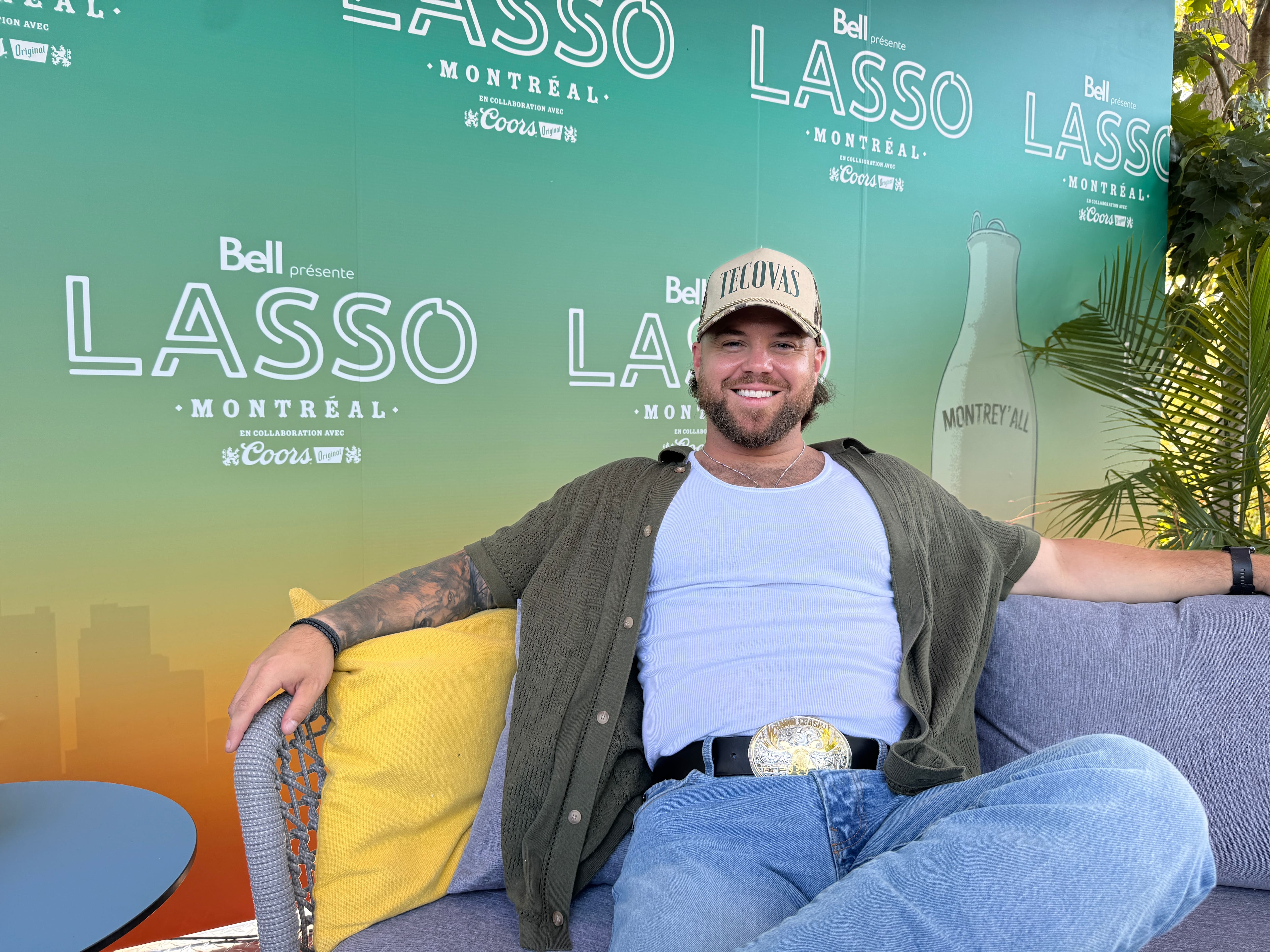 Francis DeGrandpré durante la cuarta edición del Festival Lasso en Montreal.