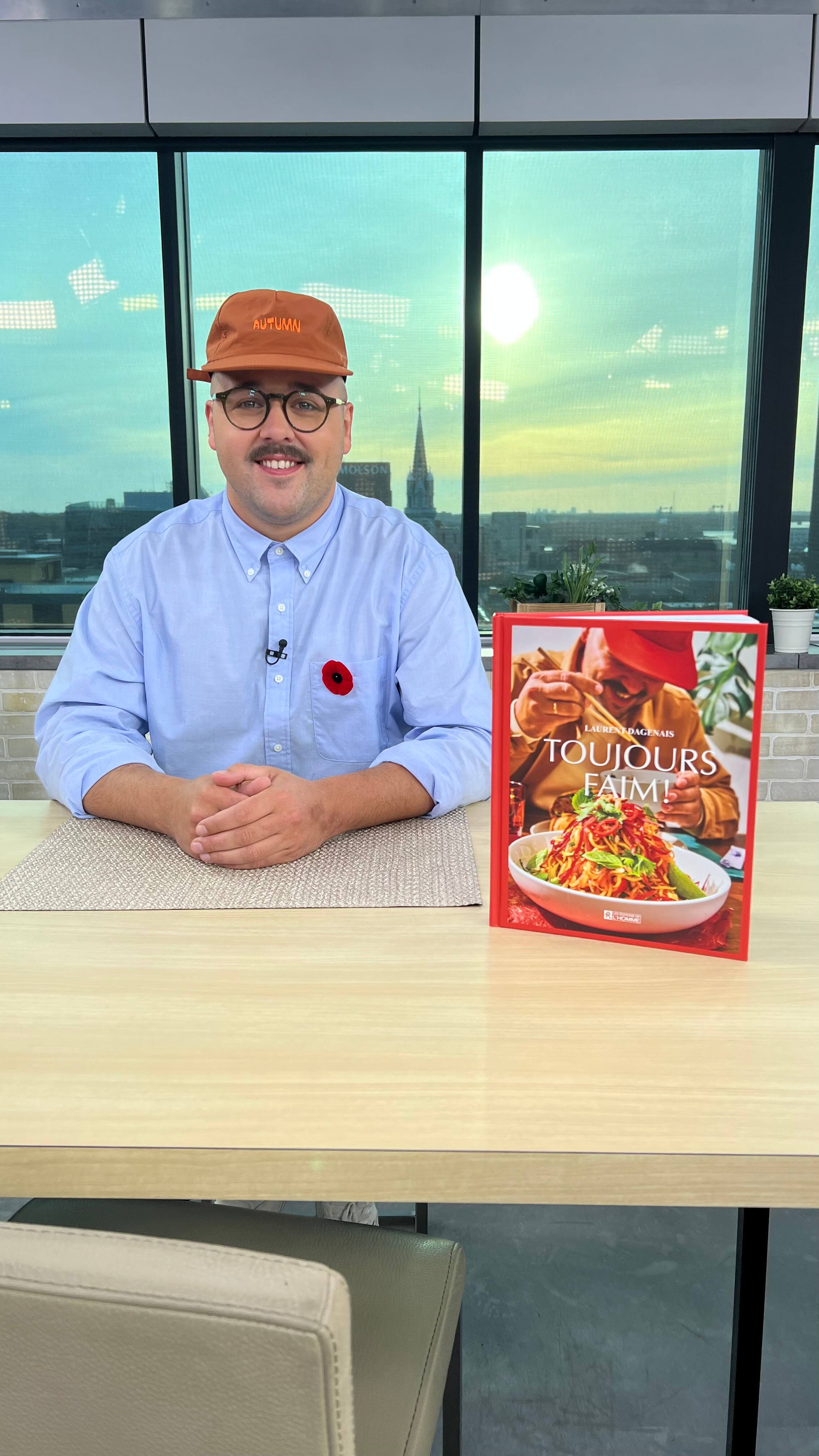Un premier livre de recettes pour Laurent Dagenais