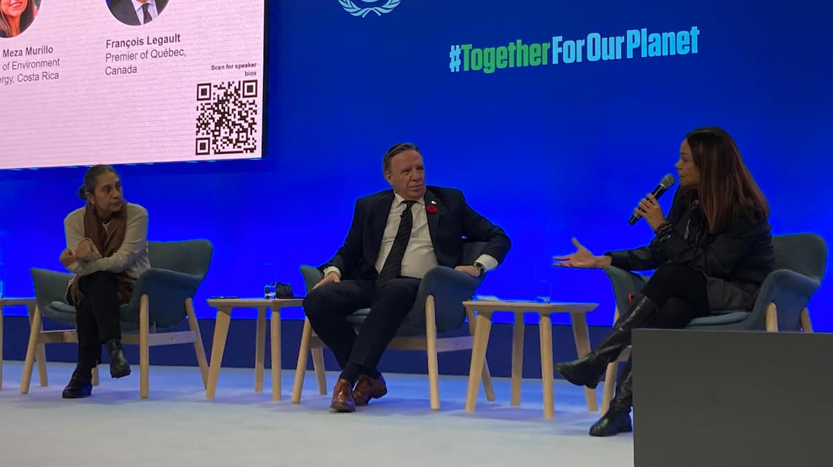 Bilan de son passage à la COP26: Legault a trouvé sa voie verte