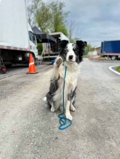 Scott en un set de película.