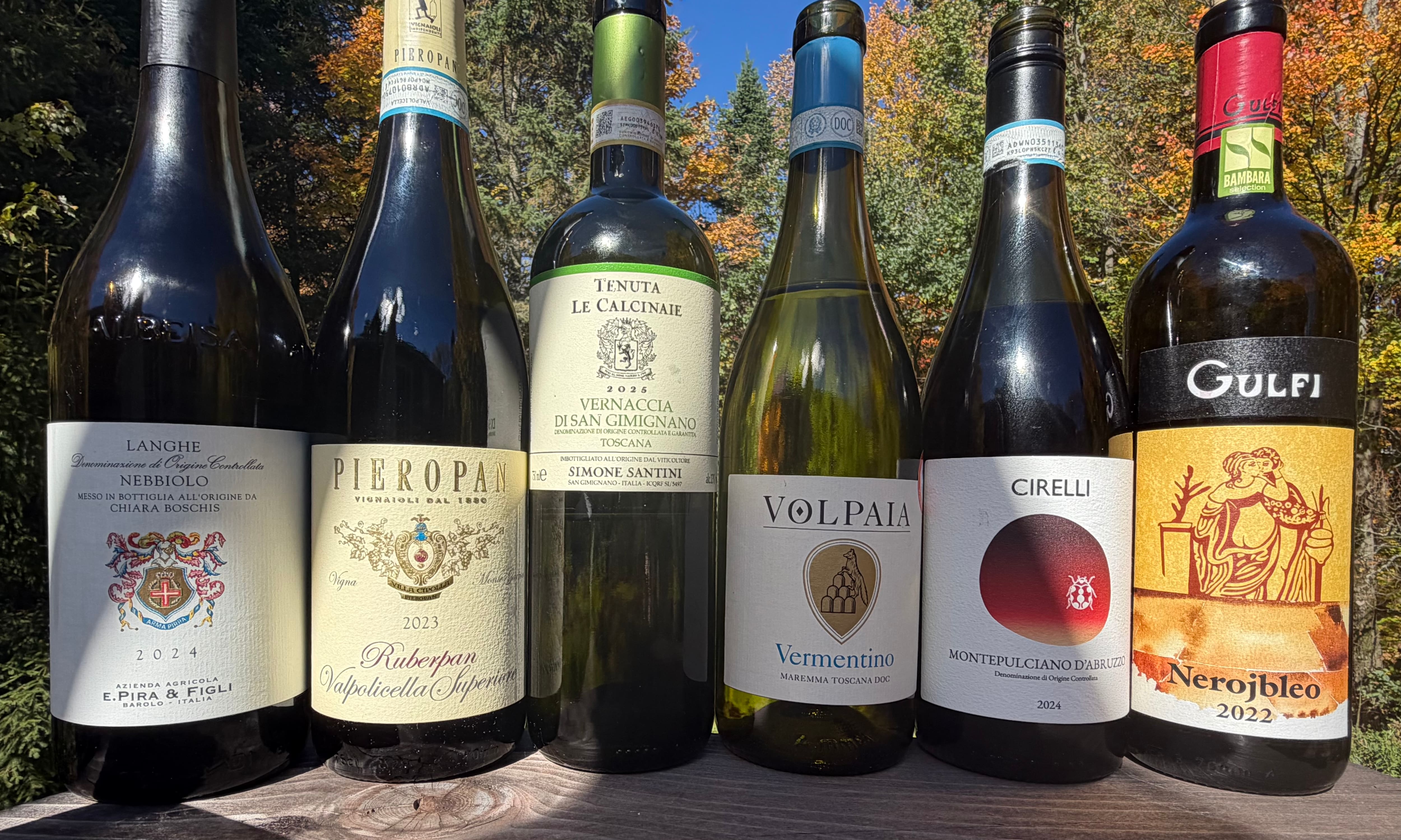 Plaisirs liquides du week-end: l’Italie, du nord au sud