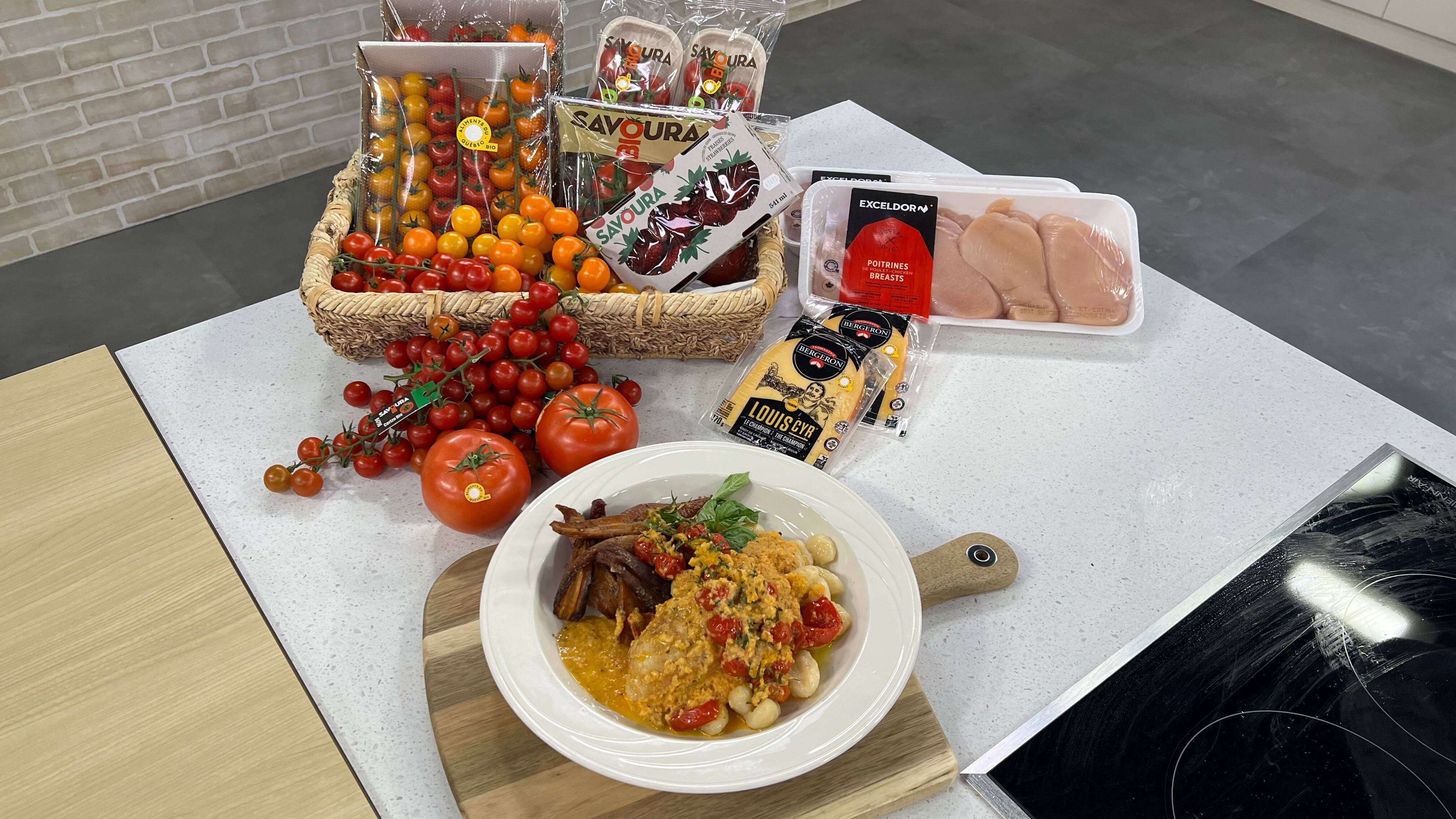 Bien terminer la semaine avec une recette de poulet cr meux aux tomates