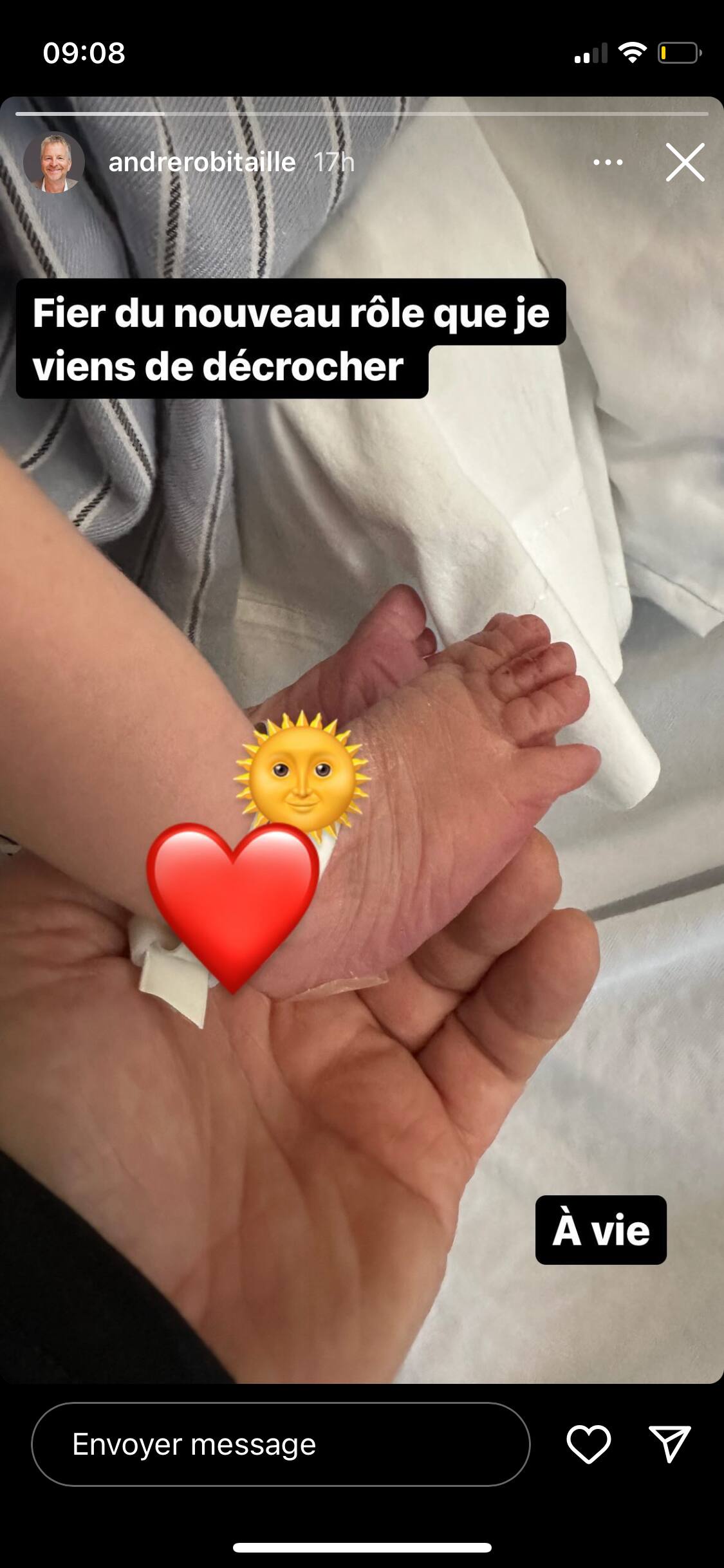 André Robitaille et Martine Francke sont maintenant grands-parents | 7 ...