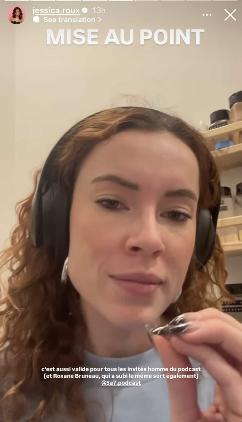 Jessica Roux Humoriste Jessica Roux s'adresse à ses abonnés: est-elle en couple, ou non? | billie