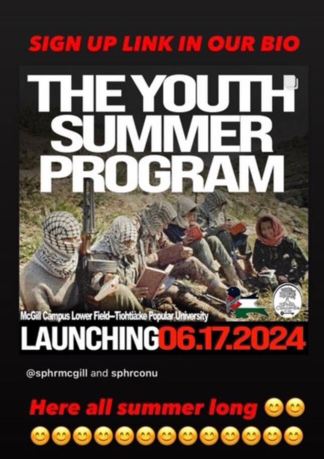 Programme d&rsquo;&eacute;t&eacute; r&eacute;volutionnaire: le campement &agrave; McGill plong&eacute; dans la controverse