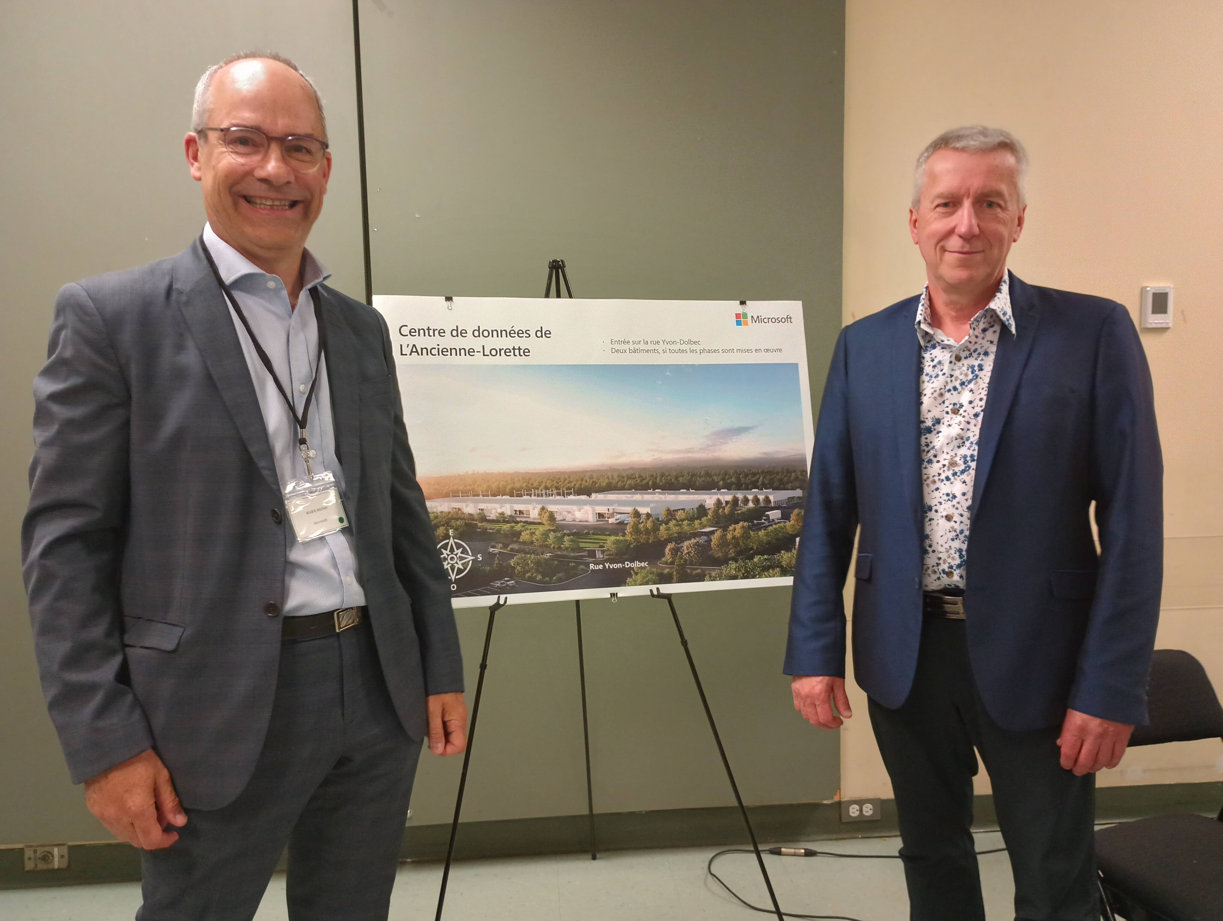 Le futur centre de données de Microsoft à L’AncienneLorette en 2026 JDQ