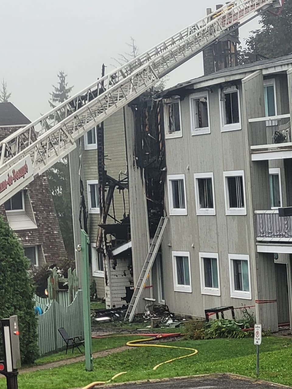 Incendie à Beaupré: une dizaine de personnes jetées à la rue