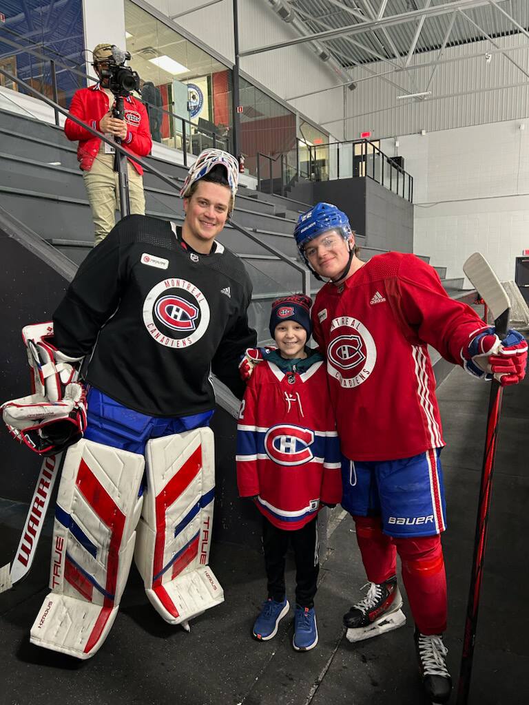 Cole Caufield makes Leo's dream come true