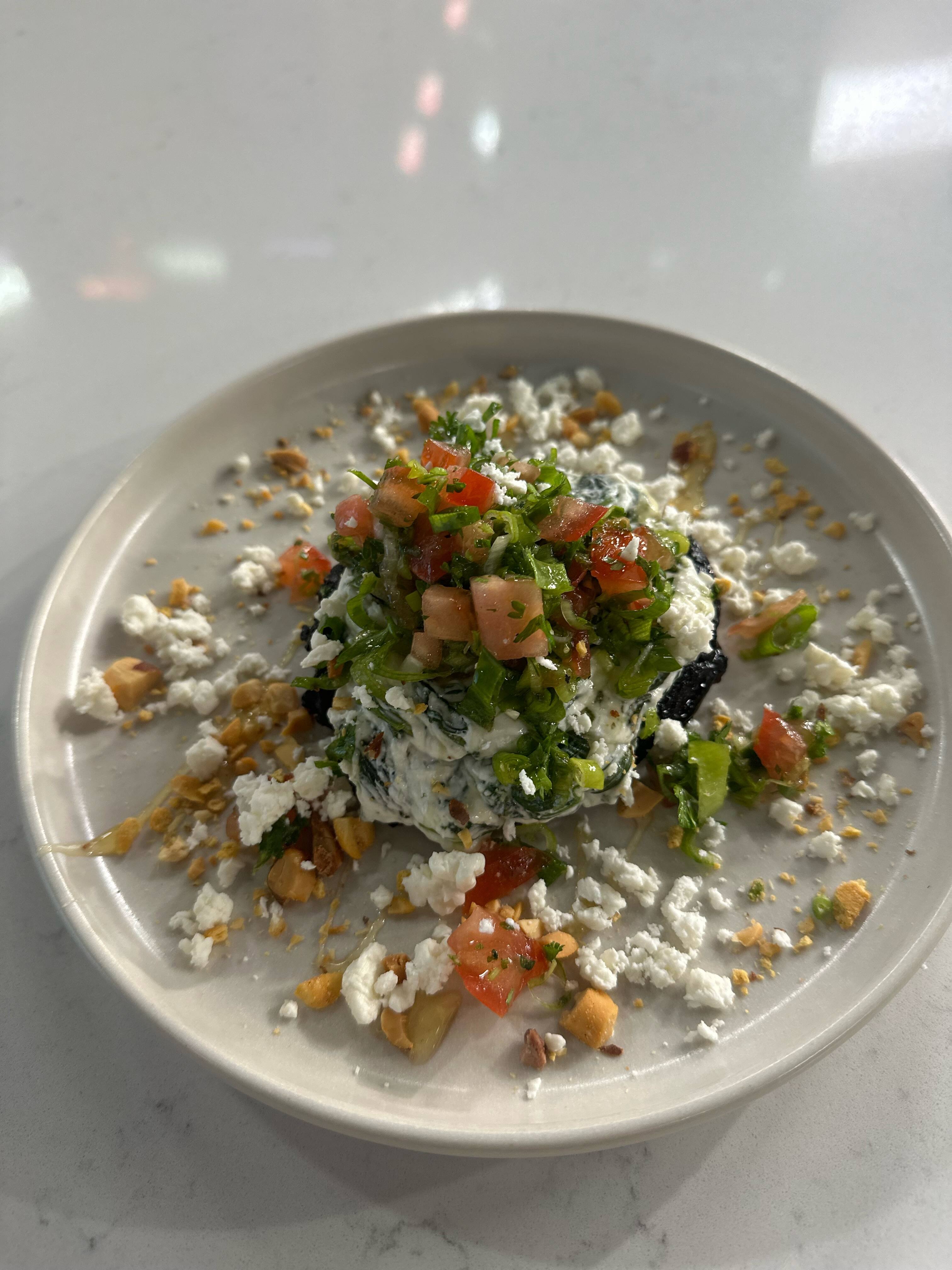 Champignons portobello farcis au chèvre