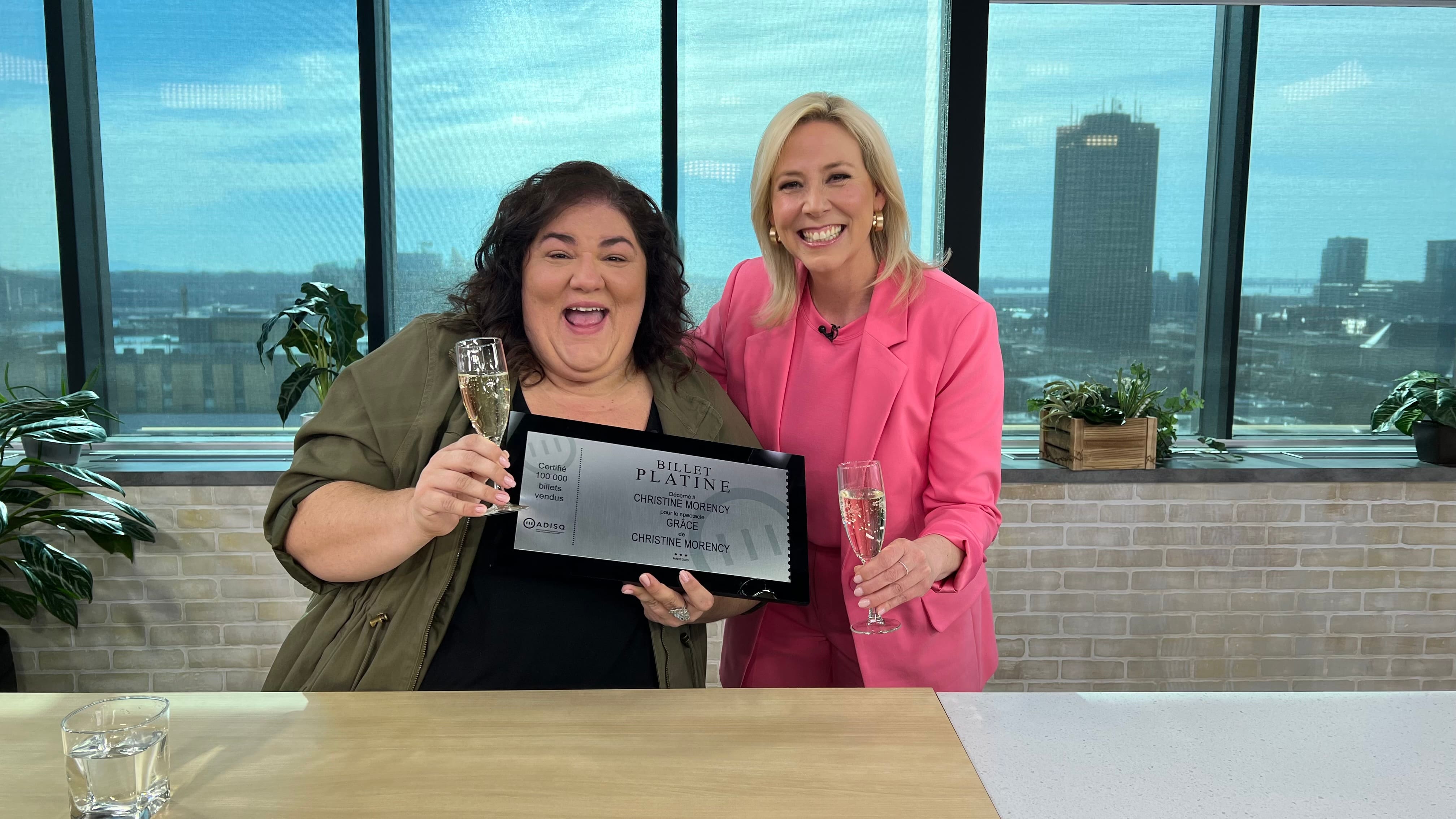Un billet platine pour Christine Morency