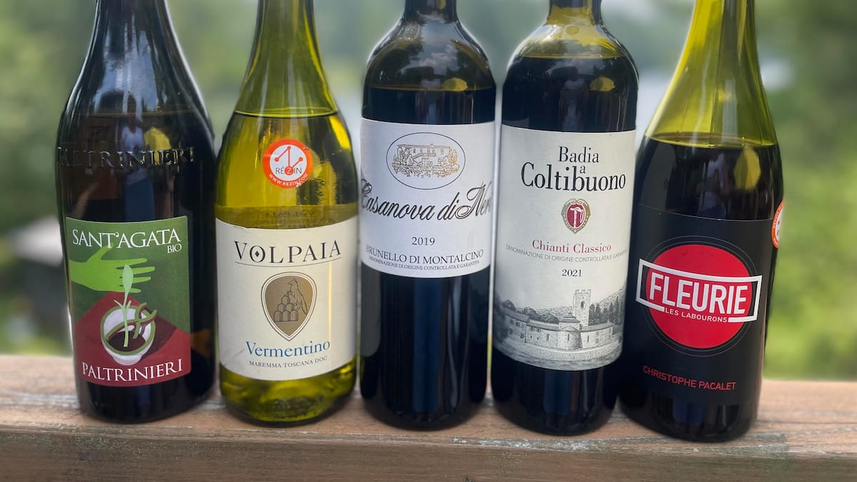 Une brochette de belles bouteilles pour le week-end