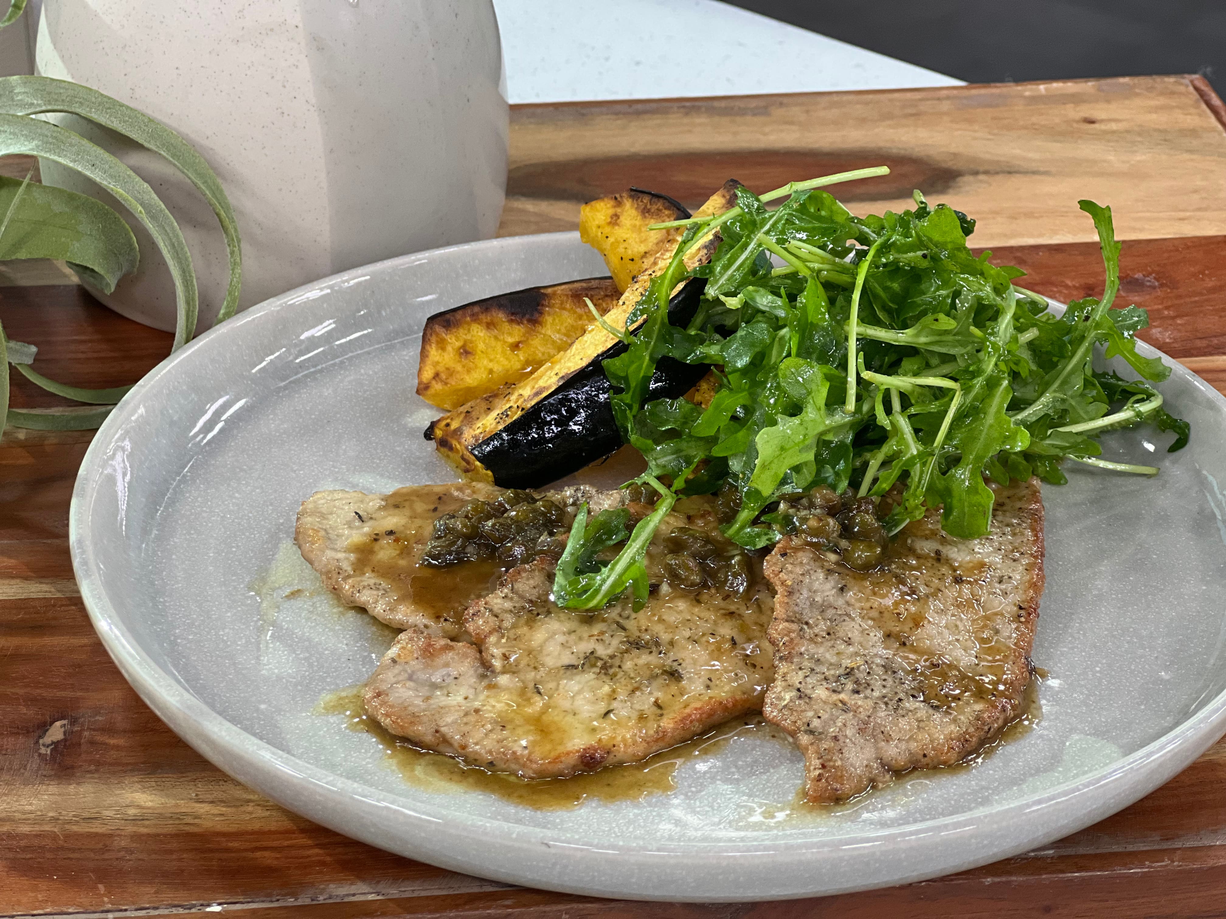 Escalope de veau citron safran