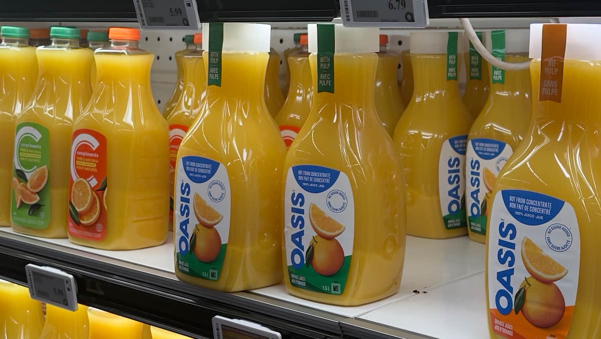 Le jus d’orange 50% plus cher qu'en 2023