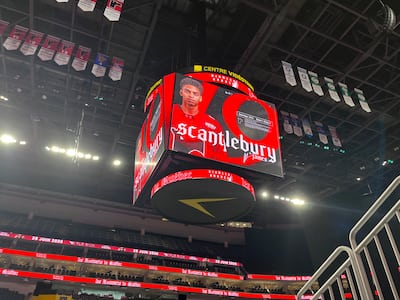 Les Remparts ont souhaité la bienvenue a Scantlebury en grand, mardi.