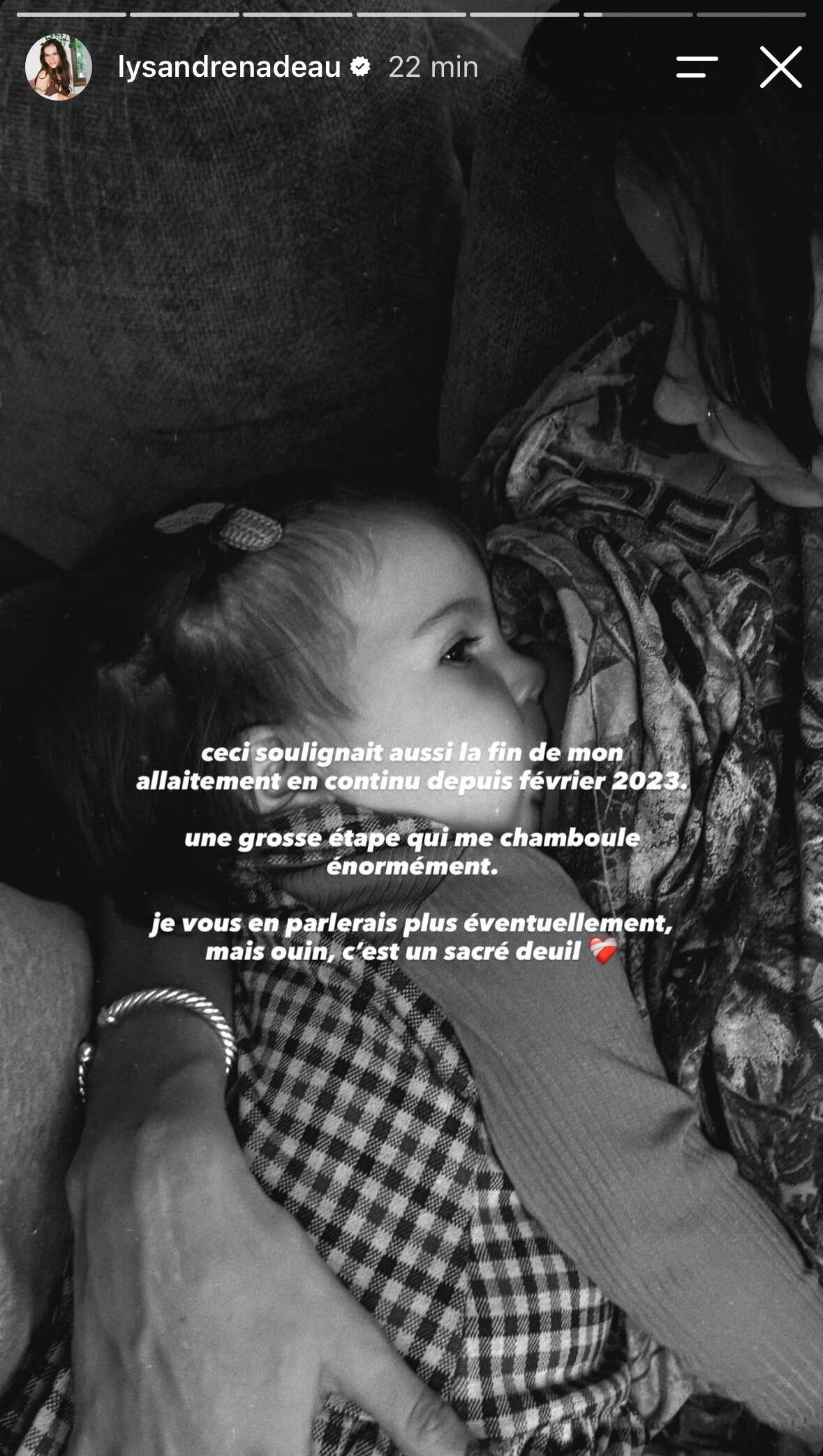 Lysandre Nadeau explique son absence des réseaux sociaux et le retour ...