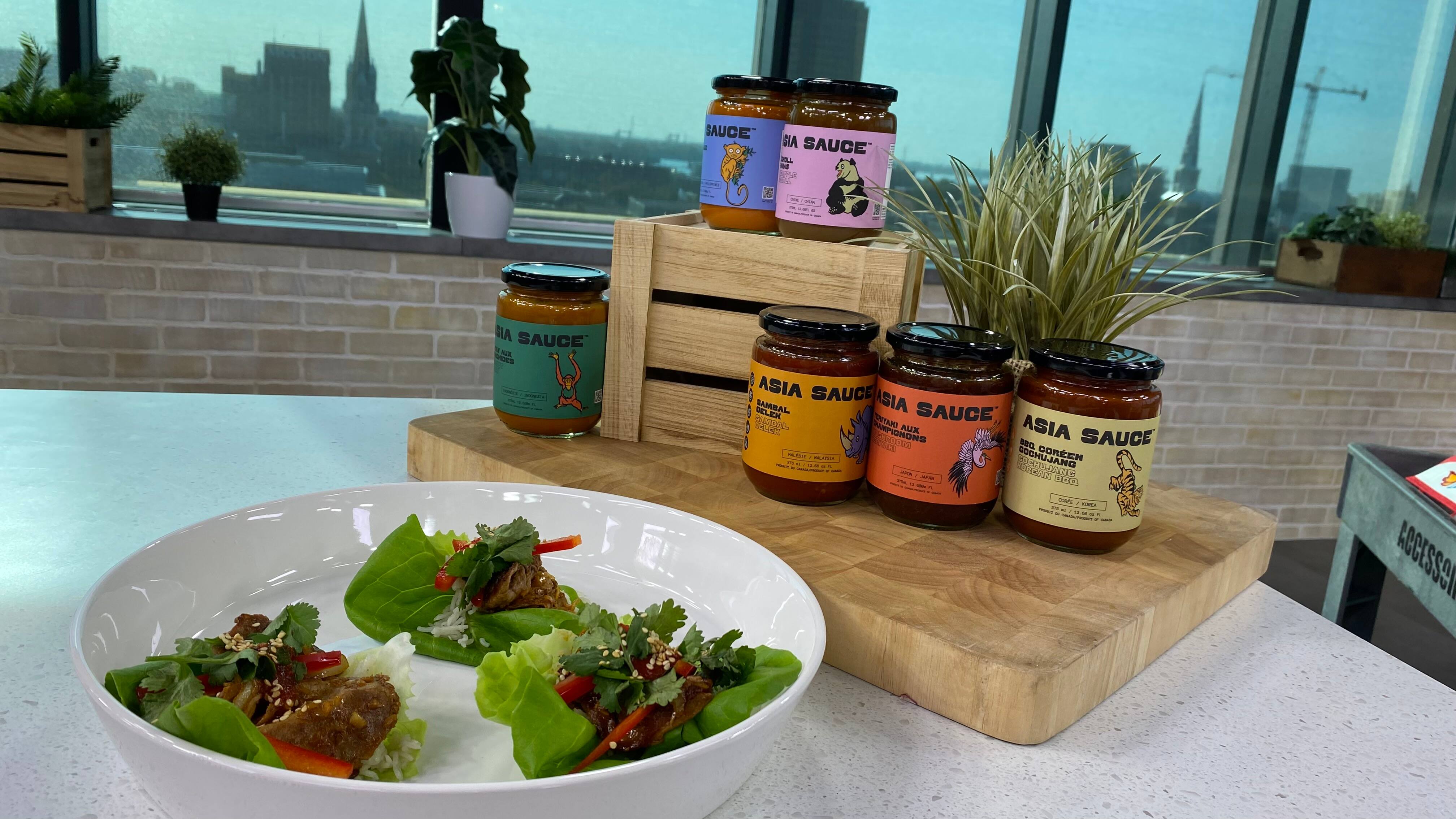 WRAP DE BŒUF À L’ASIATIQUE