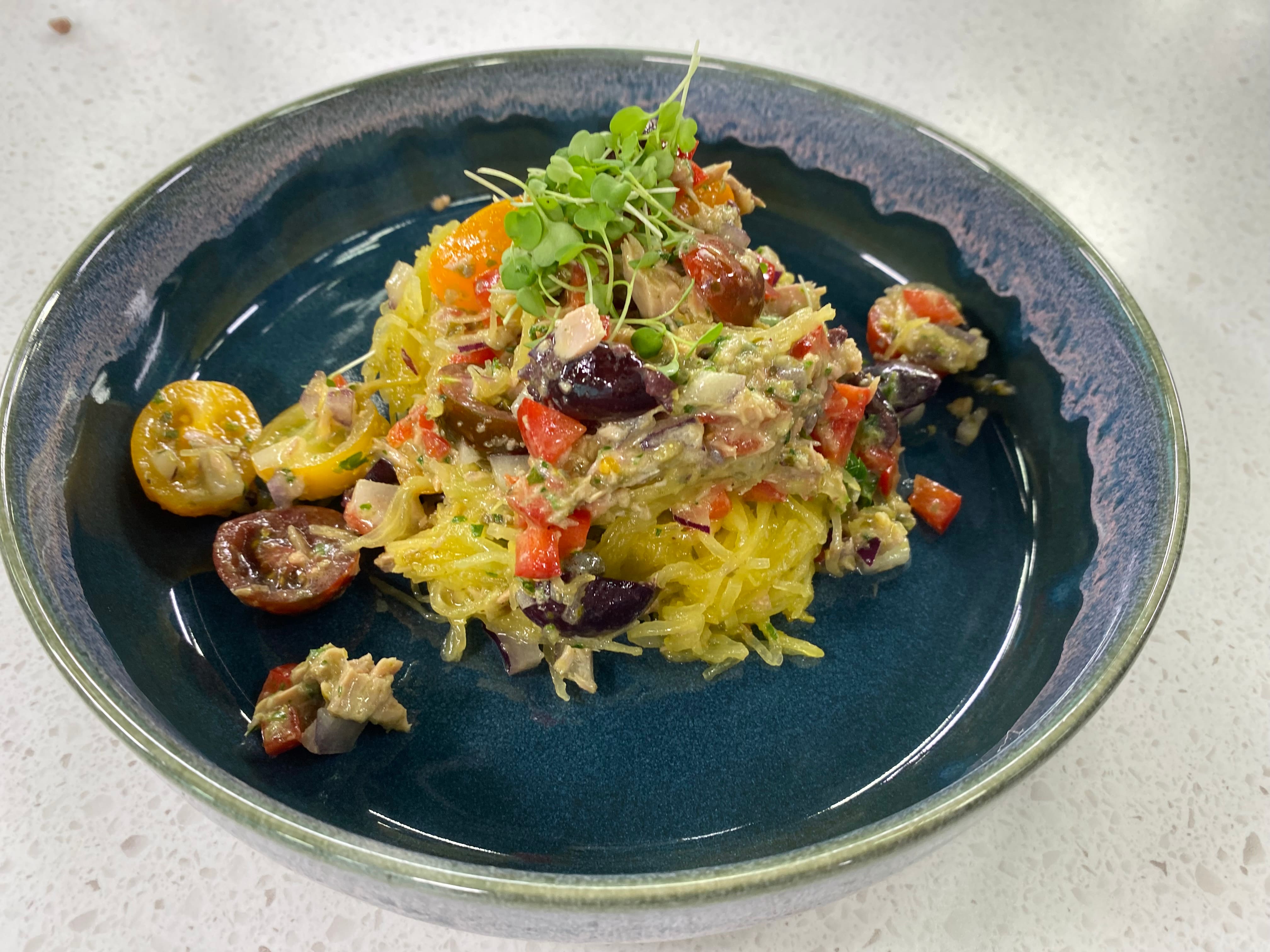 Courges spaghetti à la niçoise