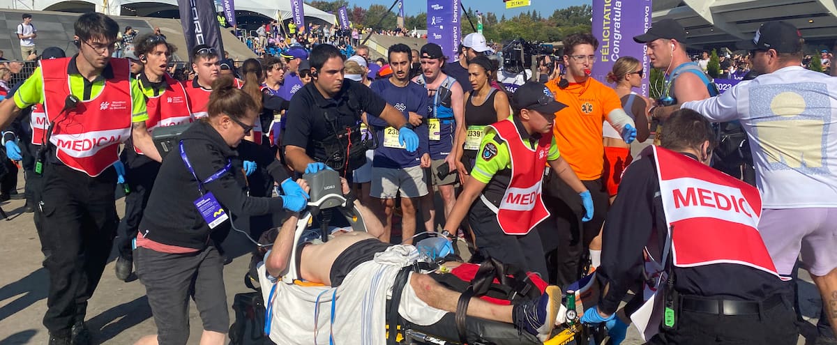 Marathon de Montréal: un homme a dû recevoir un massage cardiaque en finissant le demi-marathon